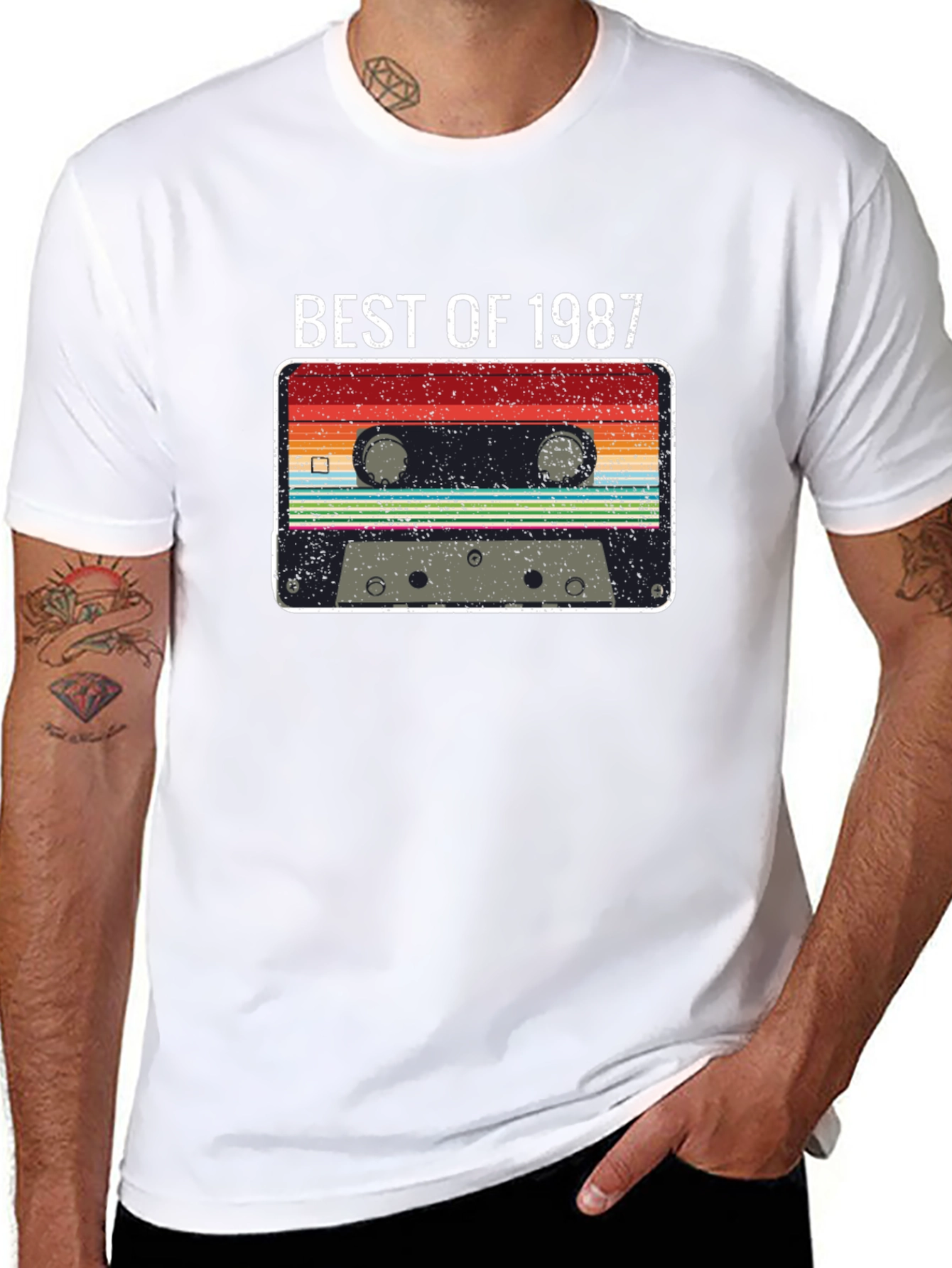 Best of 1987 Cassette Tape Graphic T-Shirt