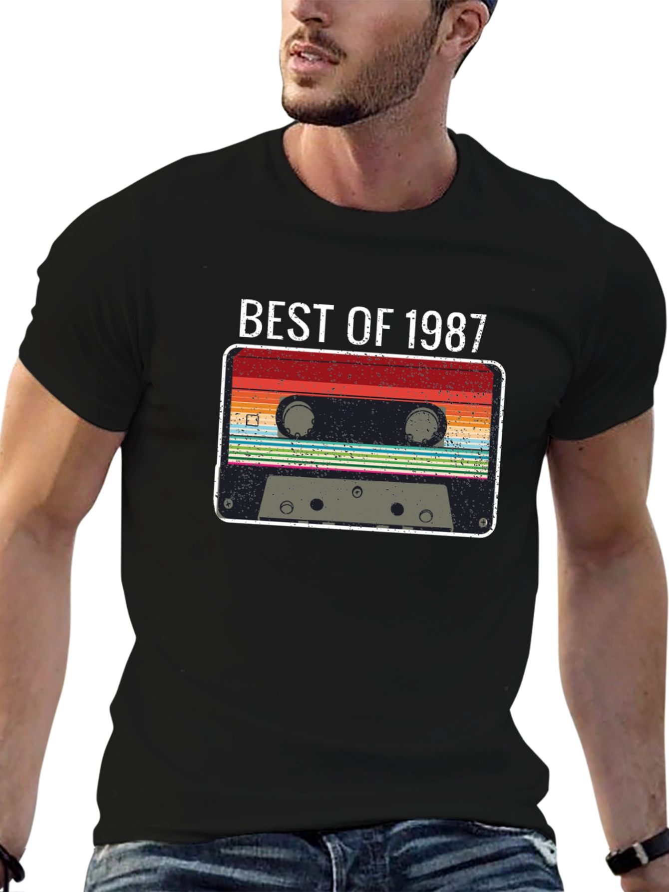 Best of 1987 Cassette Tape Graphic T-Shirt