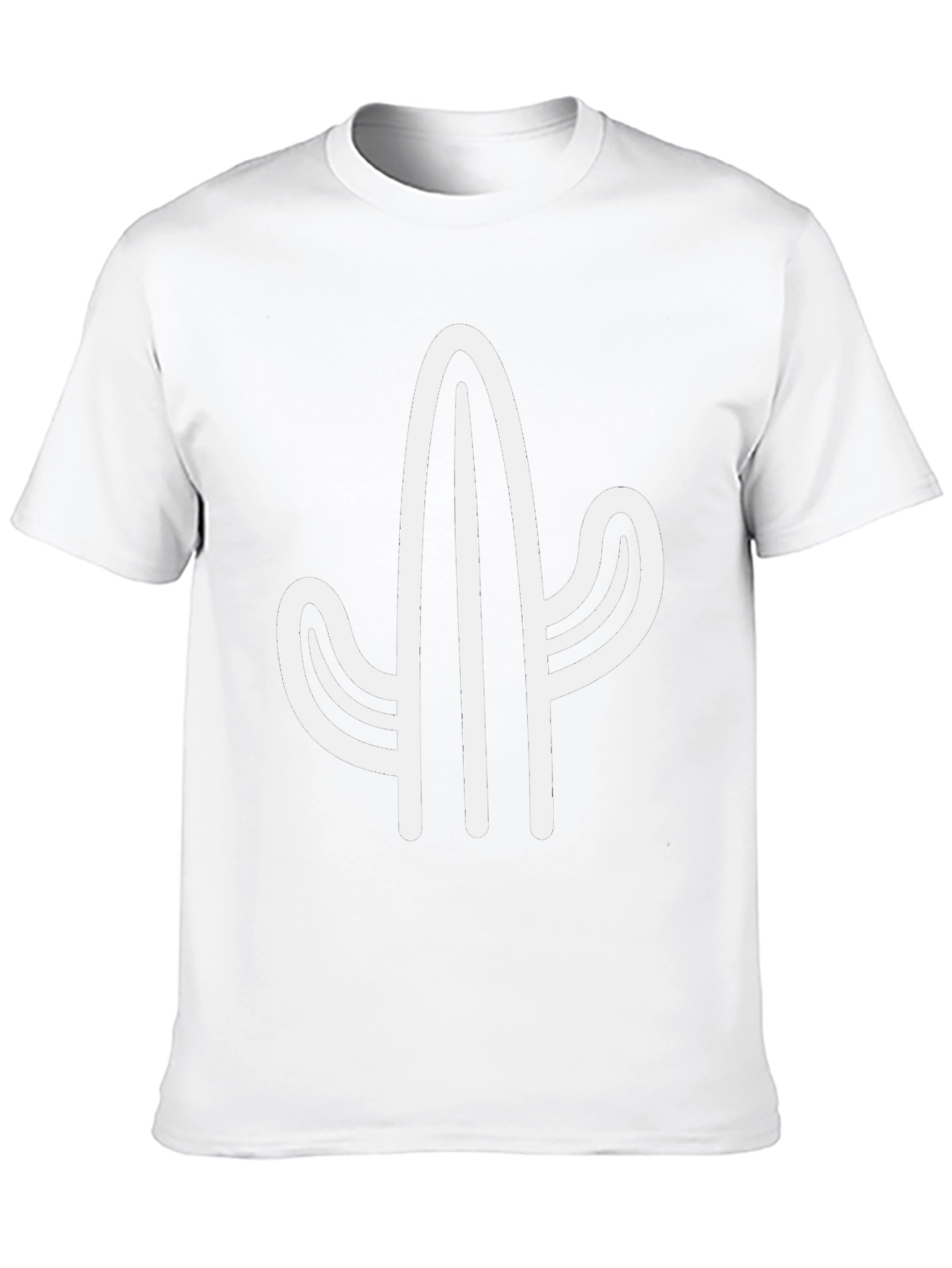 Cactus Graphic Tee - Stylish & Unique Black T-Shirt