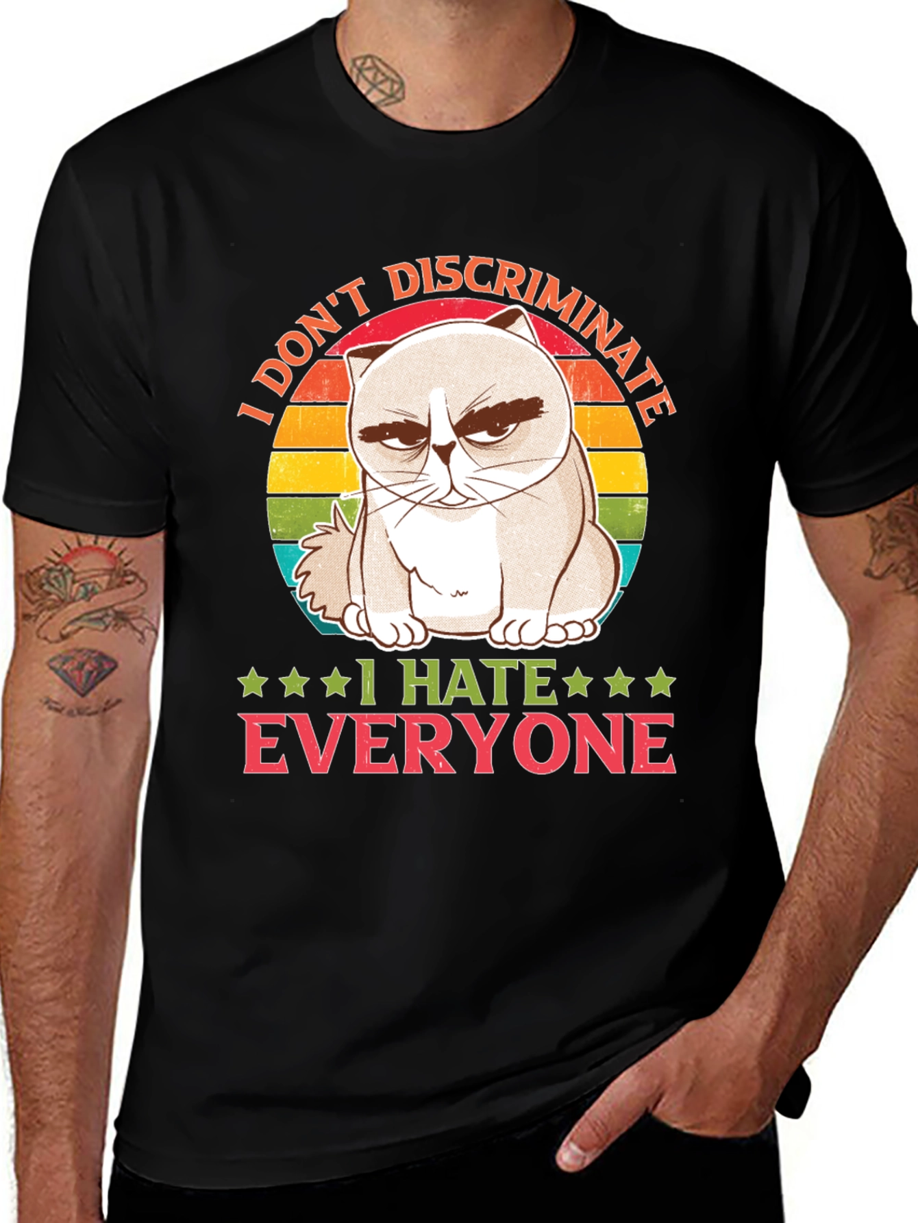 Grumpy Cat I Hate Everyone T-Shirt