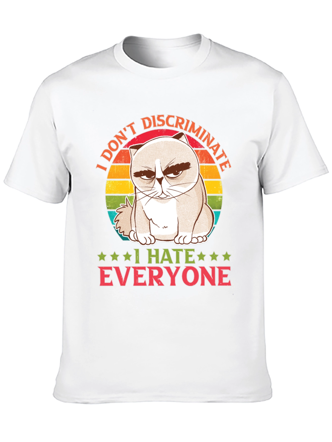 Grumpy Cat I Hate Everyone T-Shirt