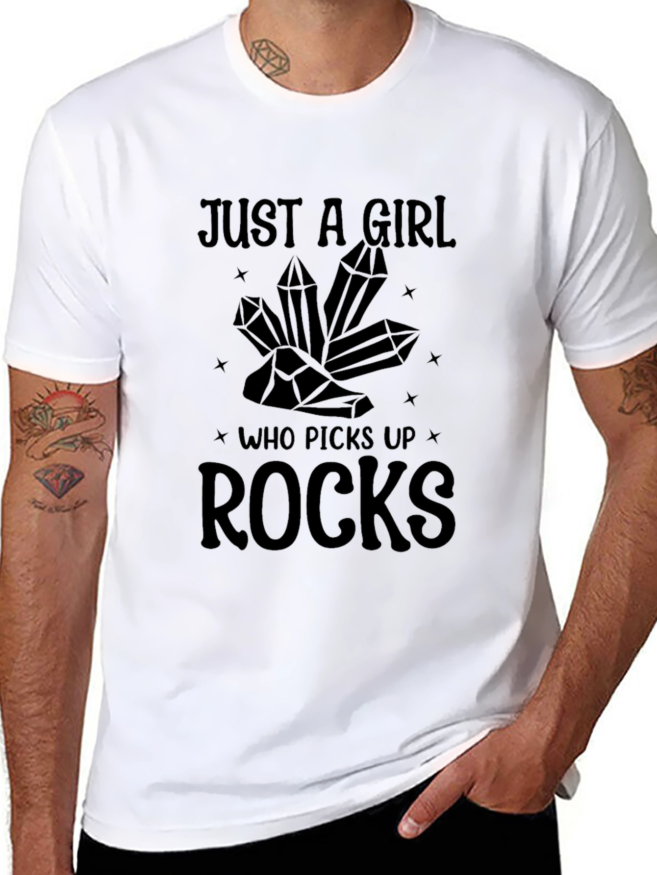 Just A Girl Who Picks Up Rocks T-Shirt
