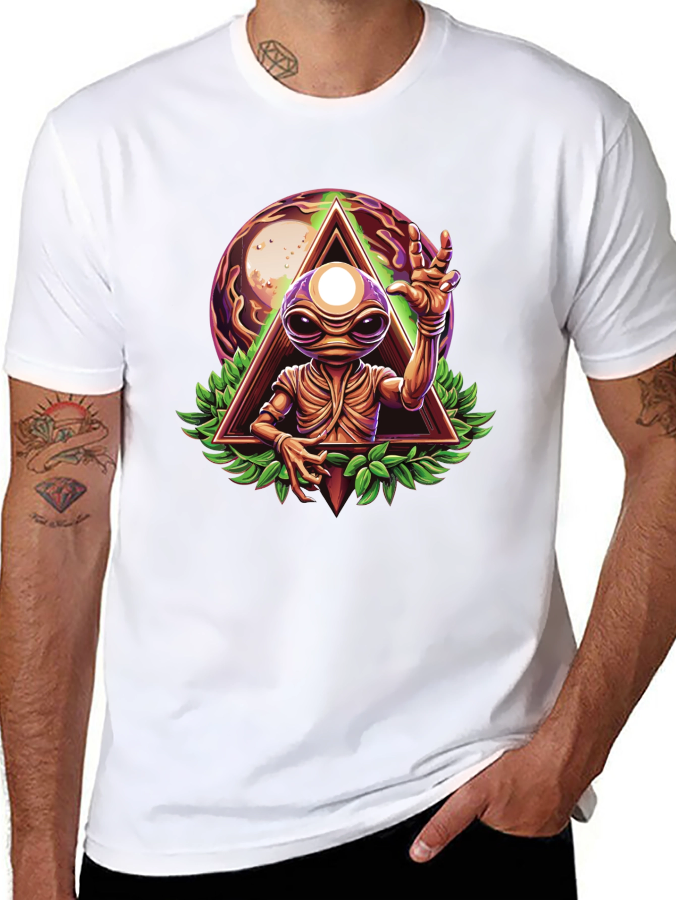 Alien Abduction Graphic T-Shirt