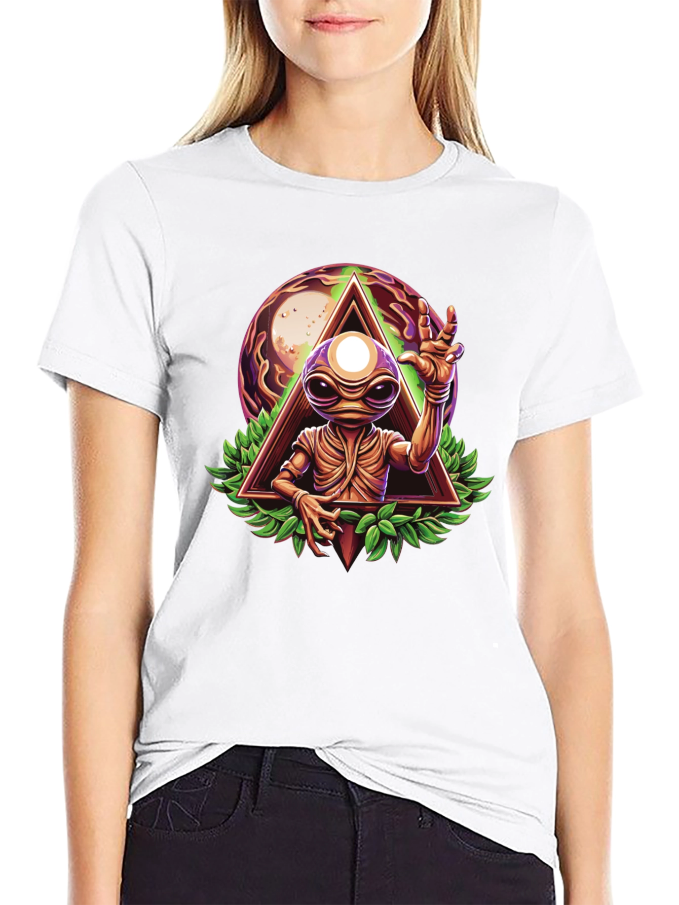 Alien Abduction Graphic T-Shirt