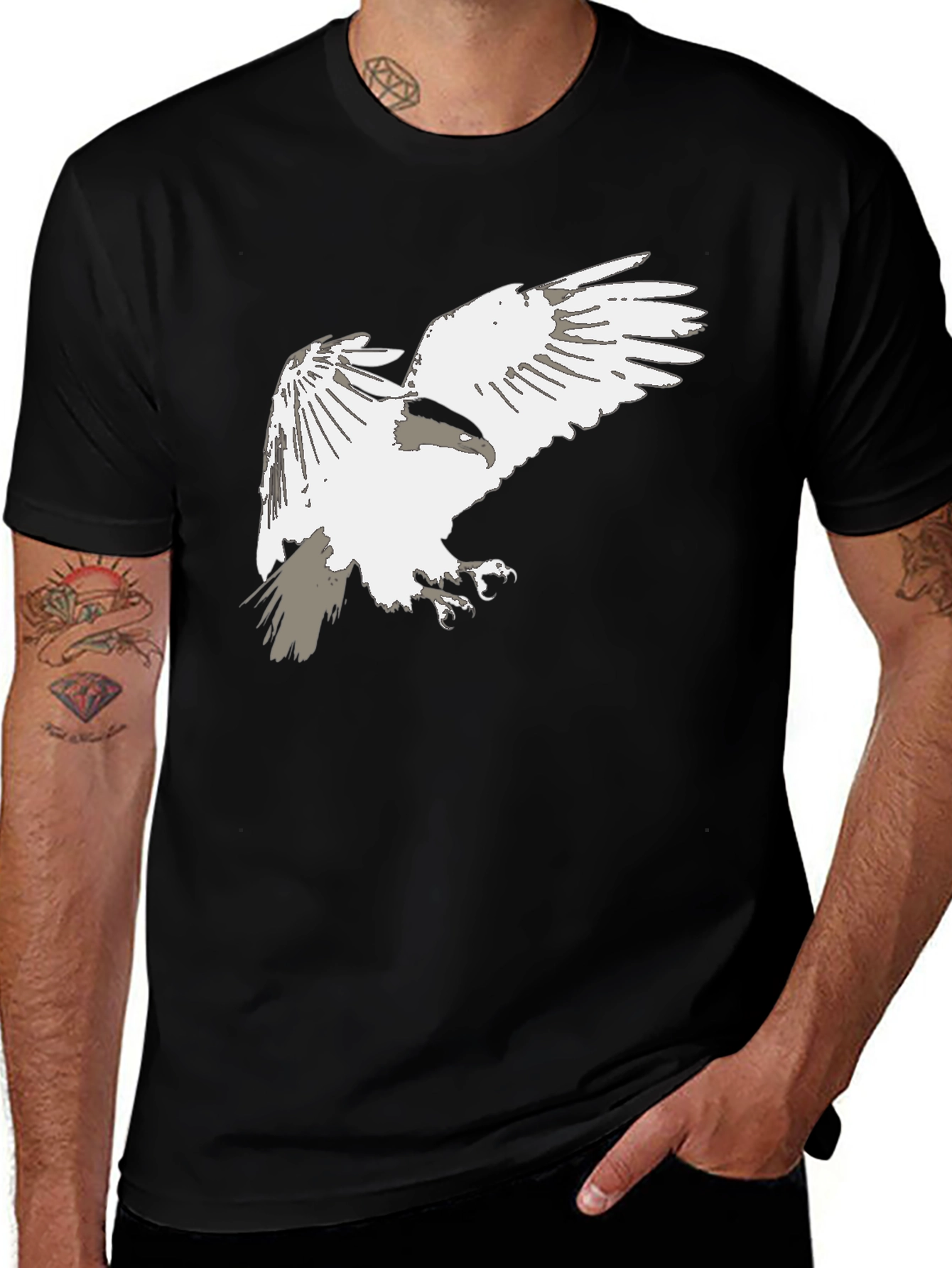 Eagle Graphic Print T-Shirt