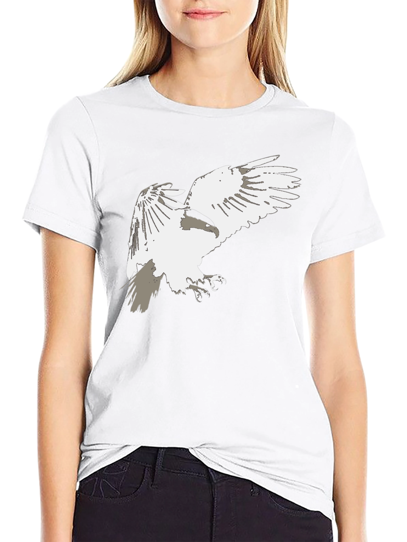 Eagle Graphic Print T-Shirt