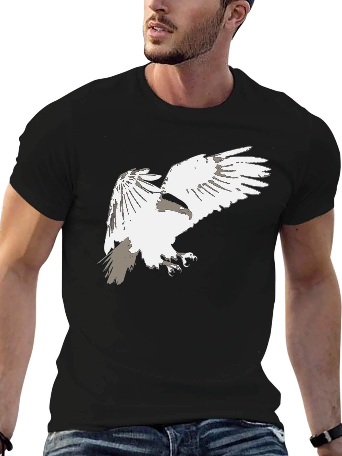 Eagle Graphic Print T-Shirt