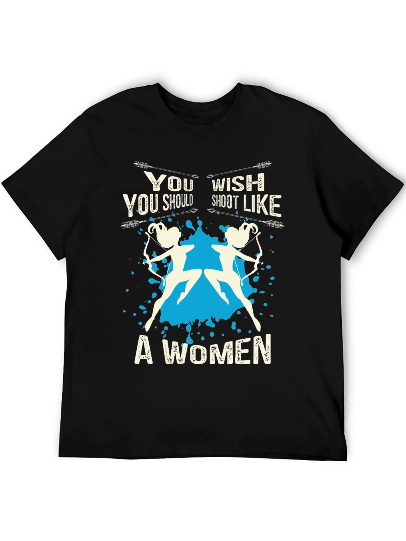 Shoot Like A Women Novelty T-Shirt