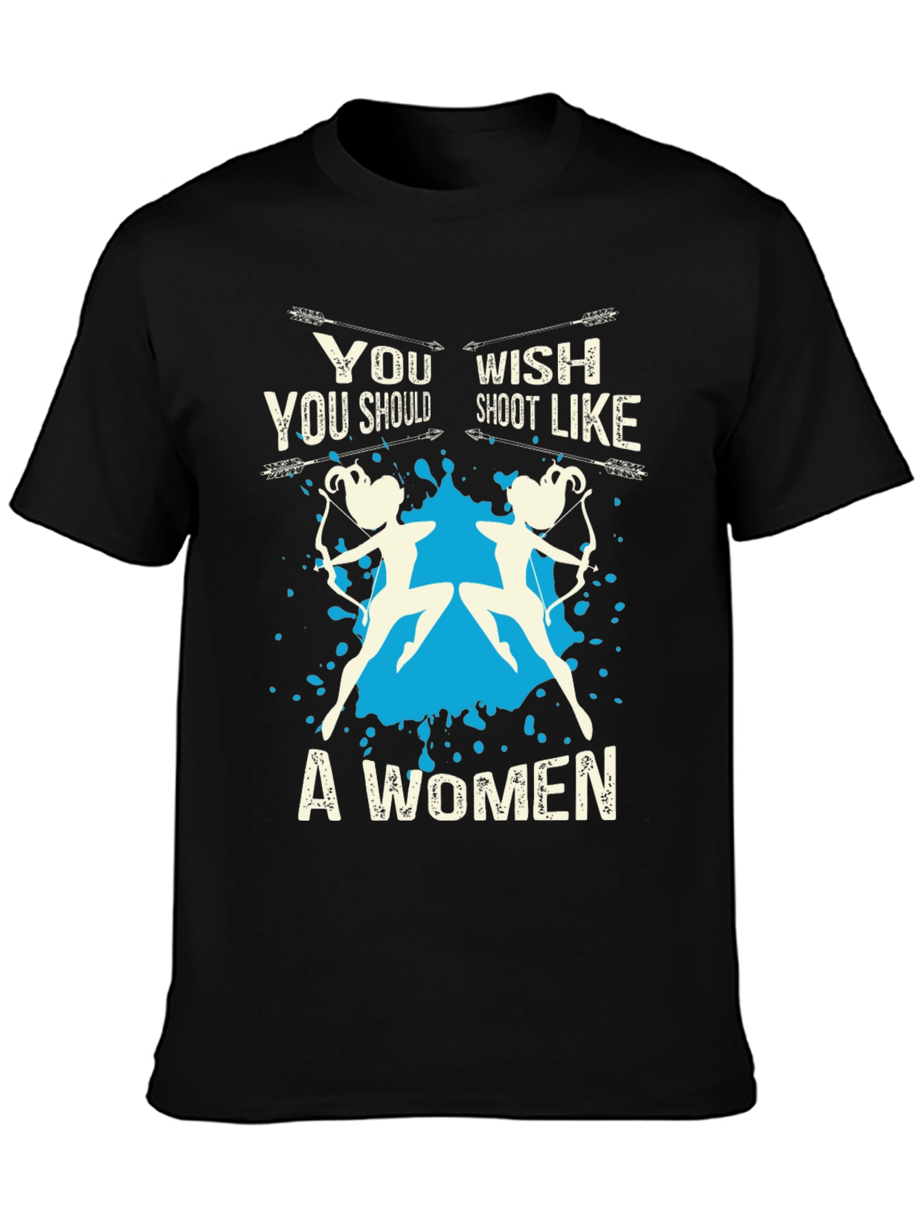 Shoot Like A Women Novelty T-Shirt