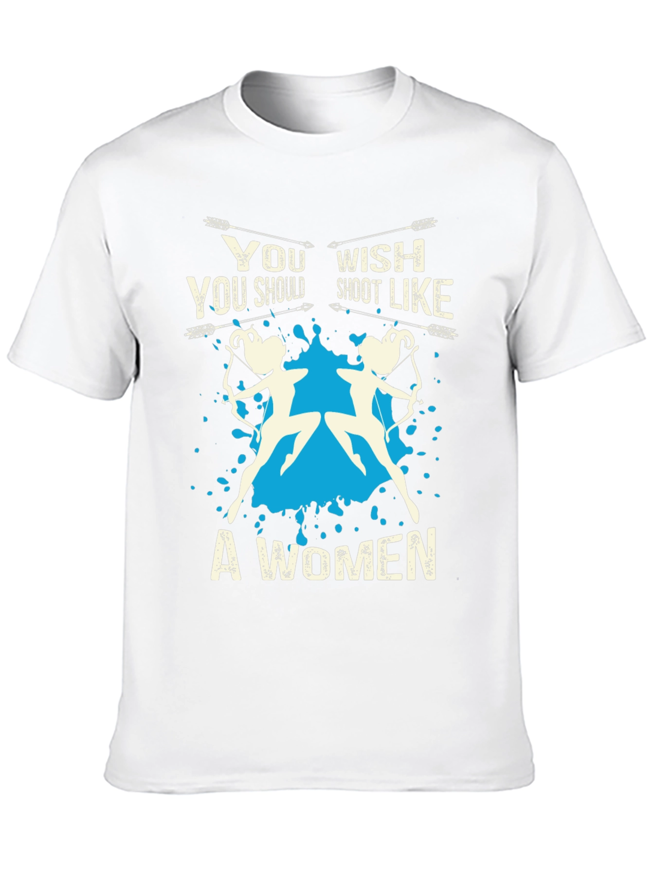 Shoot Like A Women Novelty T-Shirt