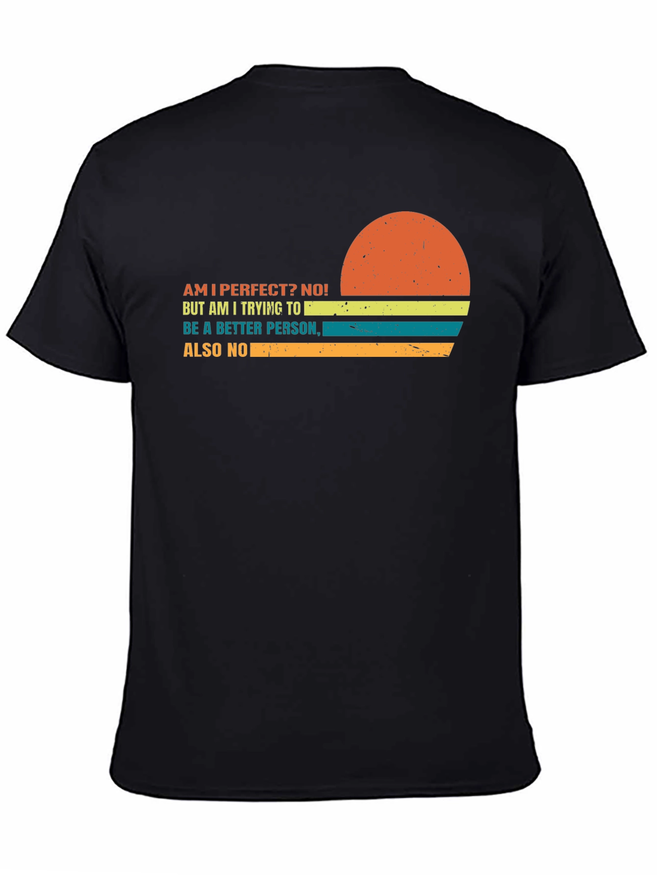 Funny Sarcastic Retro Sunset Graphic T-Shirt