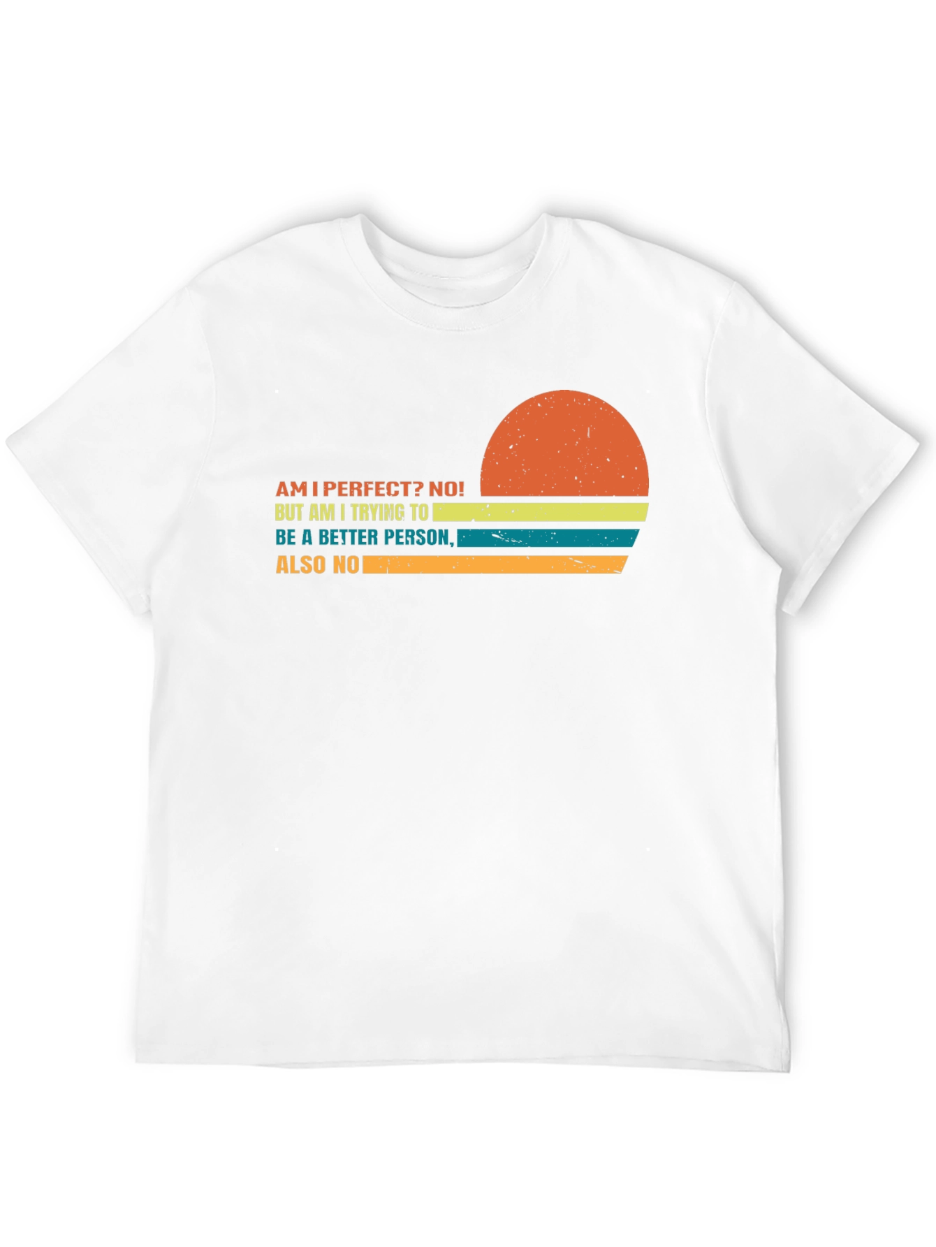 Funny Sarcastic Retro Sunset Graphic T-Shirt