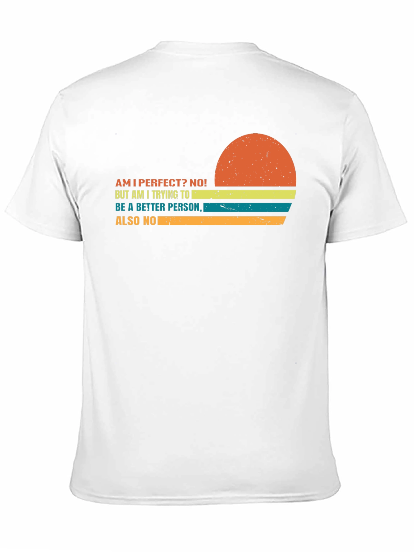 Funny Sarcastic Retro Sunset Graphic T-Shirt