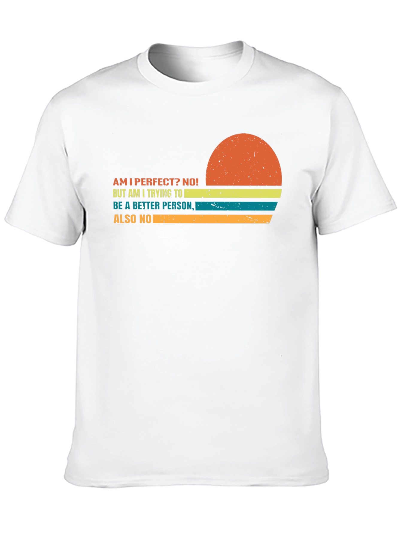 Funny Sarcastic Retro Sunset Graphic T-Shirt