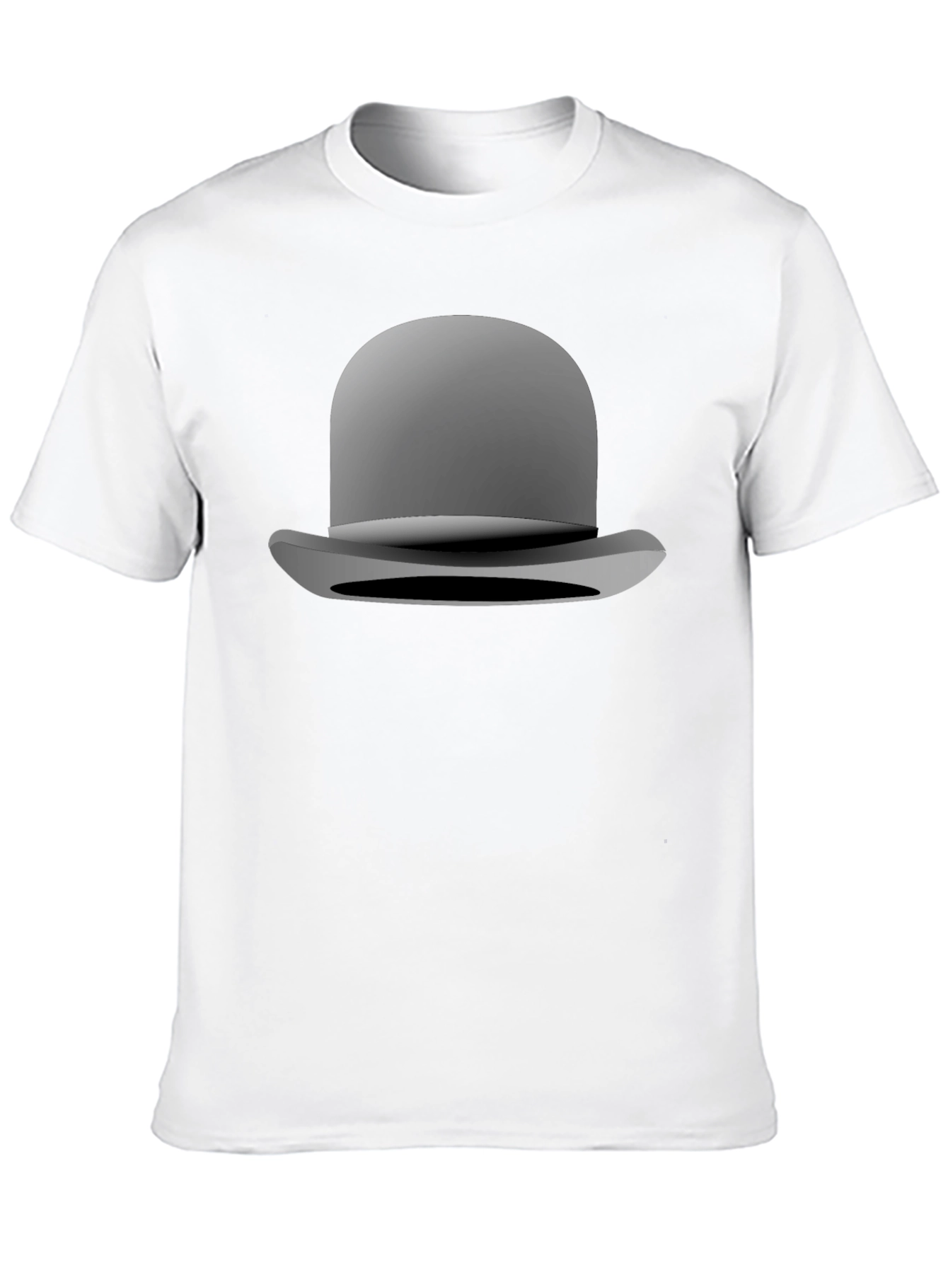 Bowler Hat Graphic Tee - Classic Style