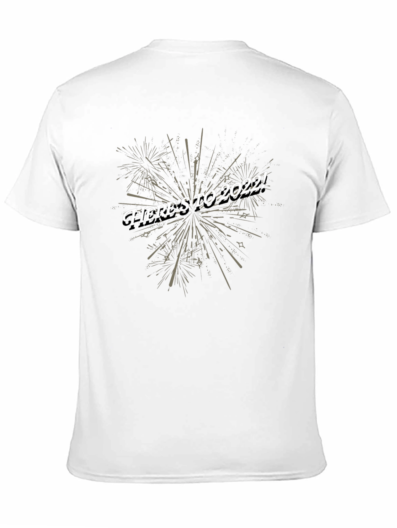 Heres to 2022! Black Graphic Tee