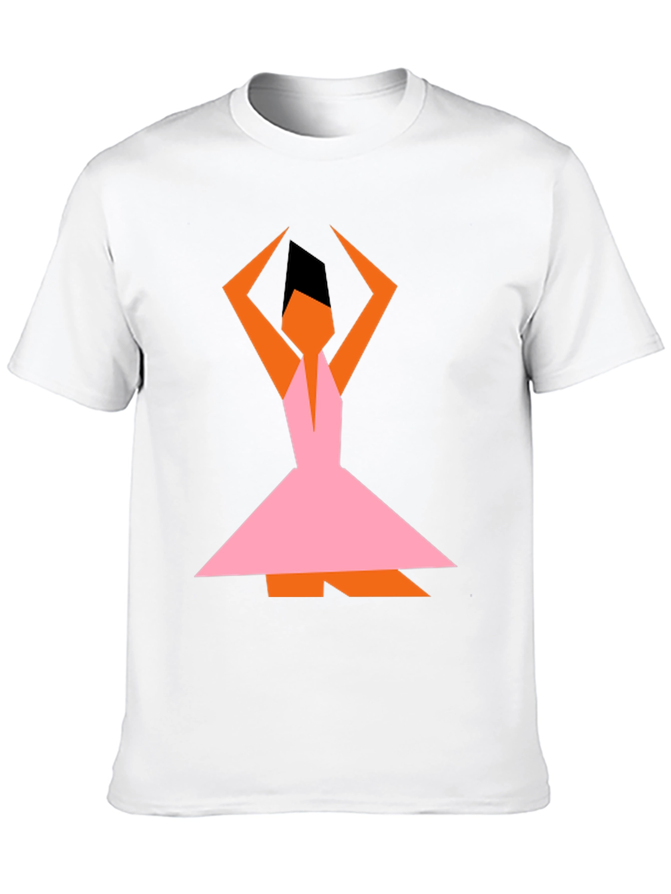 Geometric Dancer Graphic Tee