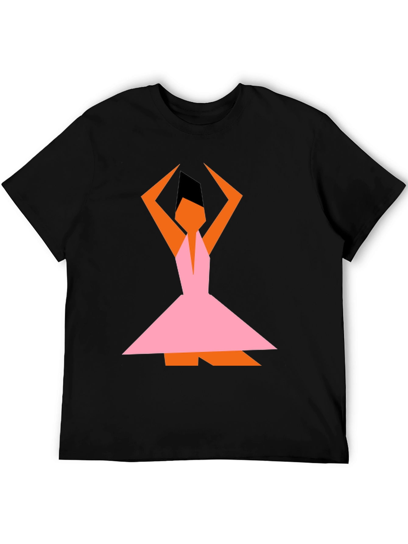 Geometric Dancer Graphic Tee