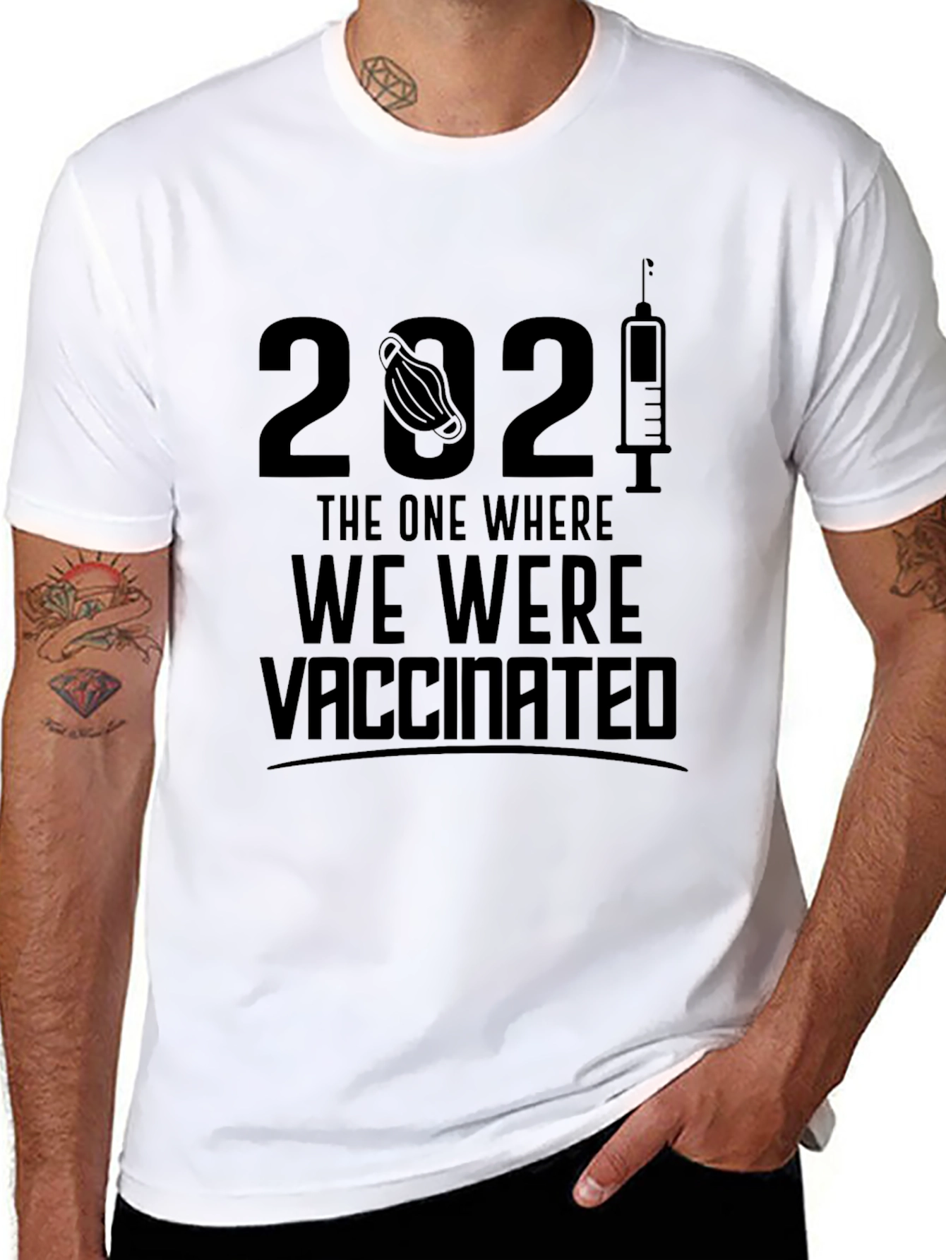 2021 Vaccinated T-Shirt - Pandemic Humor Tee