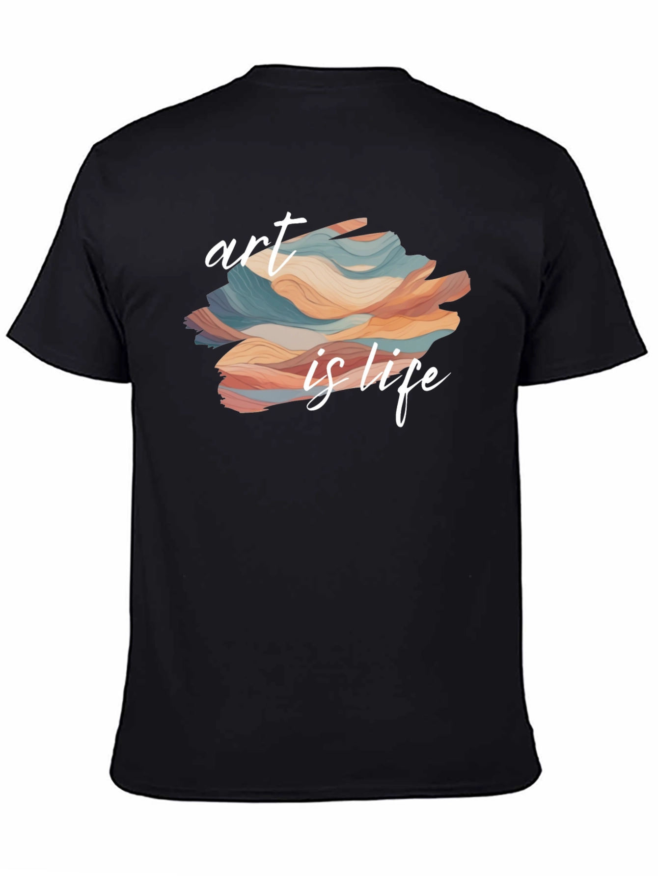 Art is Life Graphic Tee - Black