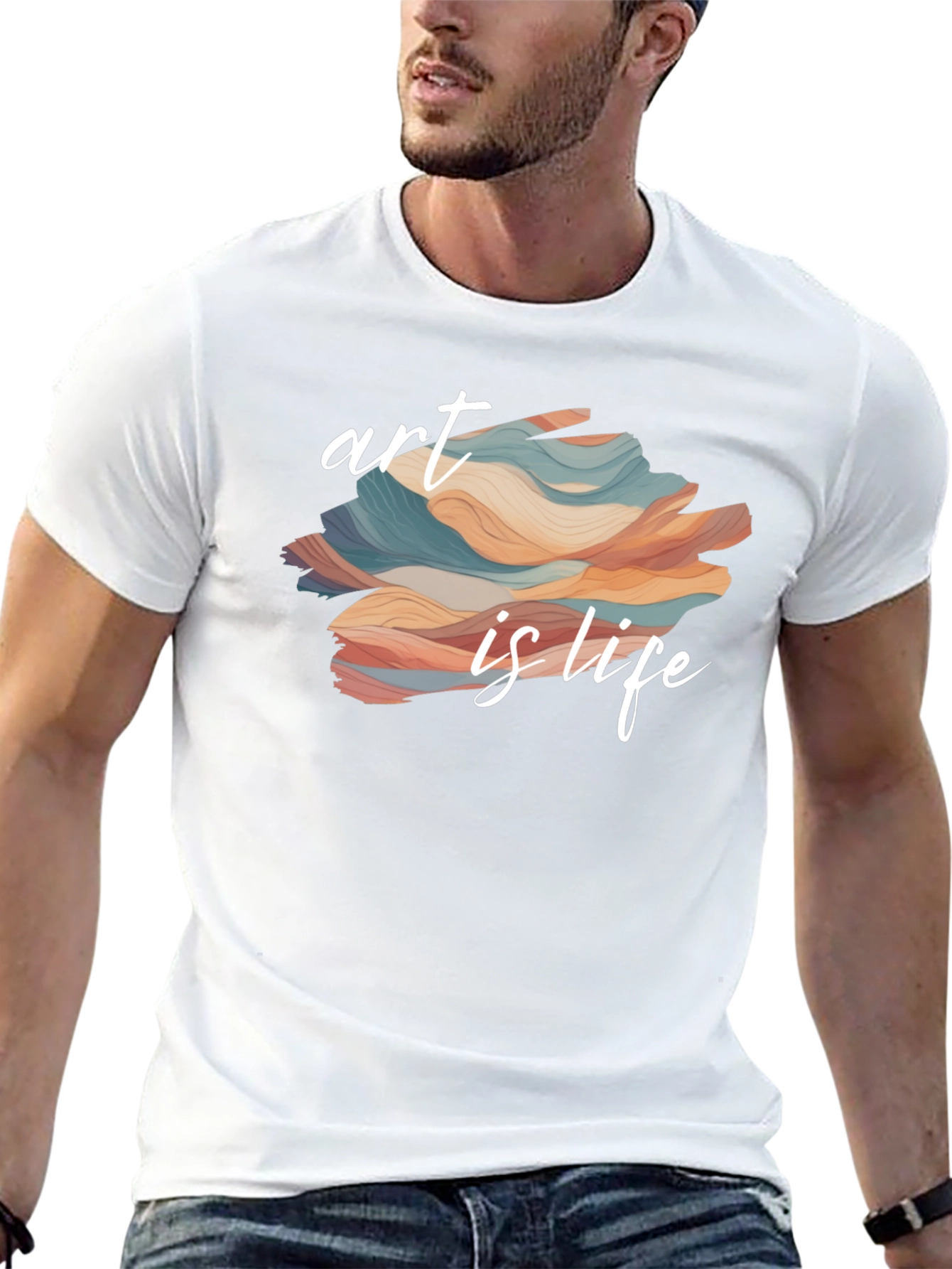 Art is Life Graphic Tee - Black