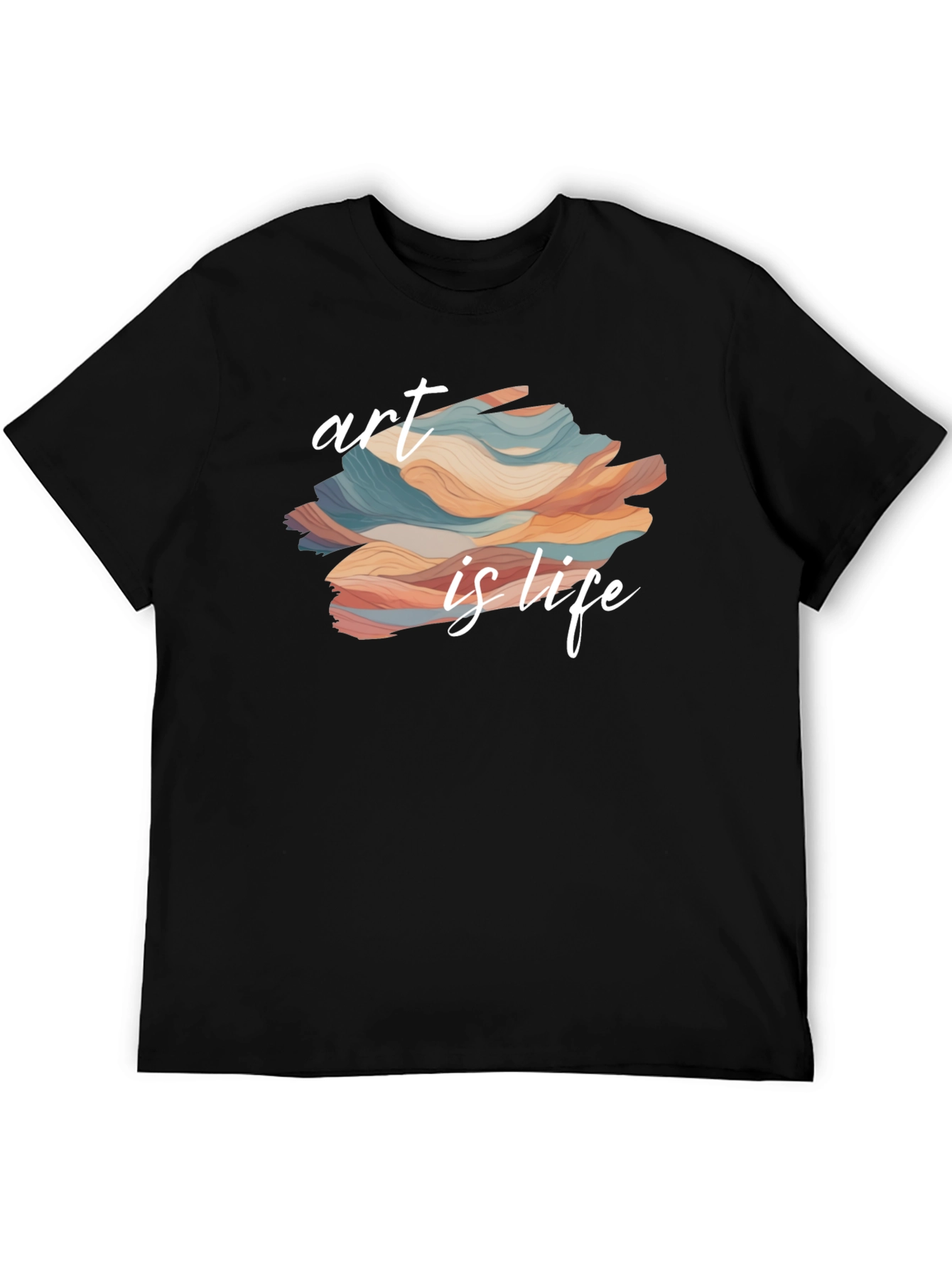Art is Life Graphic Tee - Black