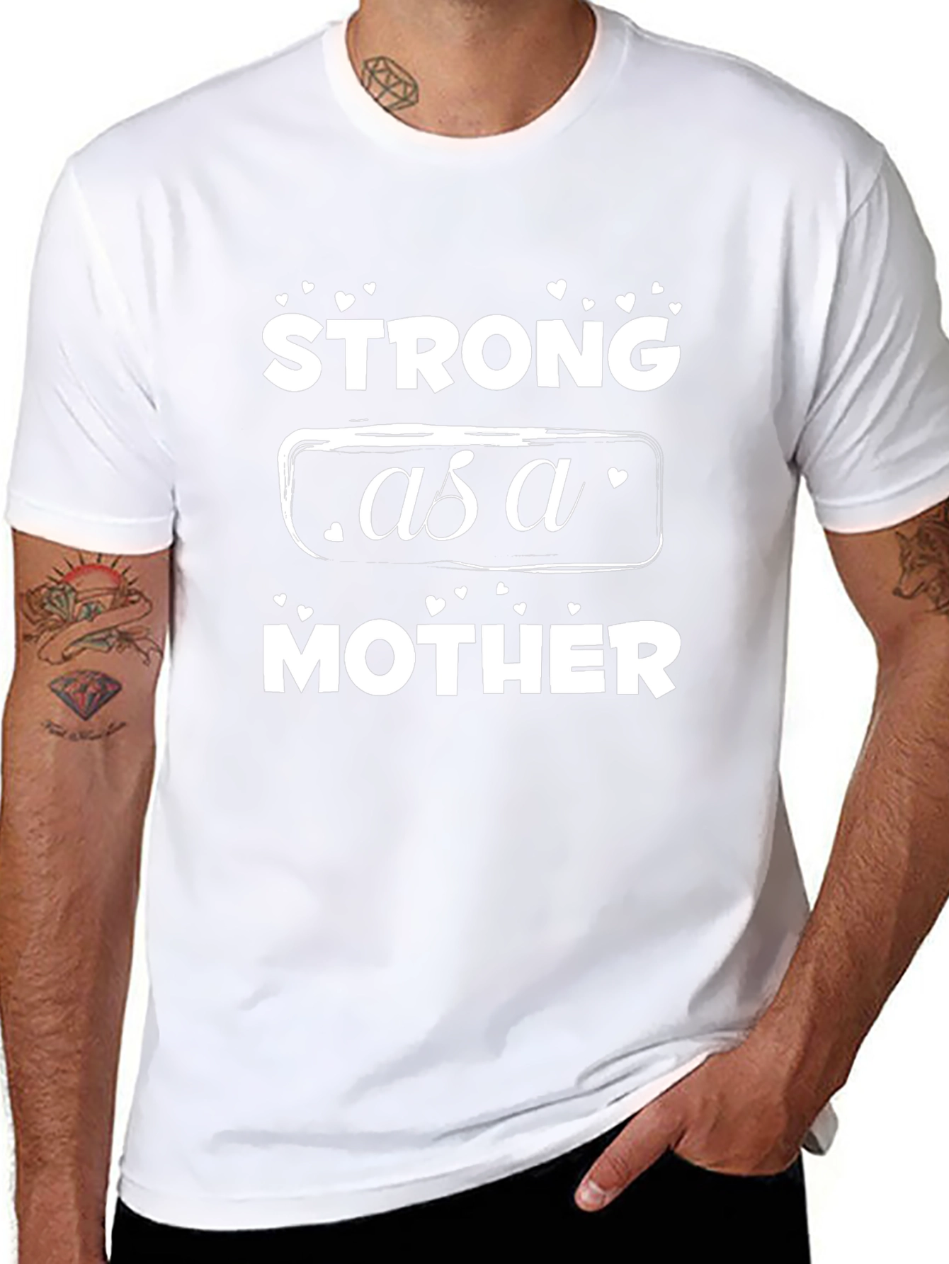 Strong As A Mother Black T-Shirt