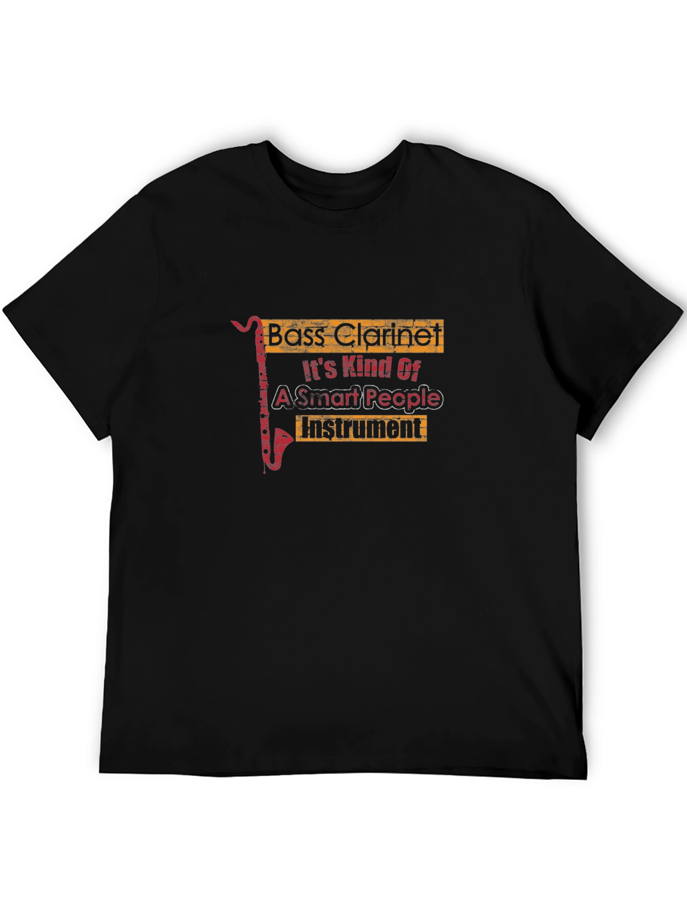 Bass Clarinet Smart People Instrument Graphic Tee