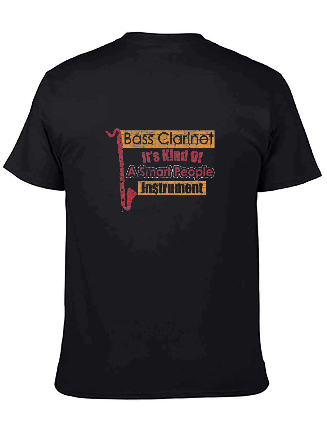 Bass Clarinet Smart People Instrument Graphic Tee