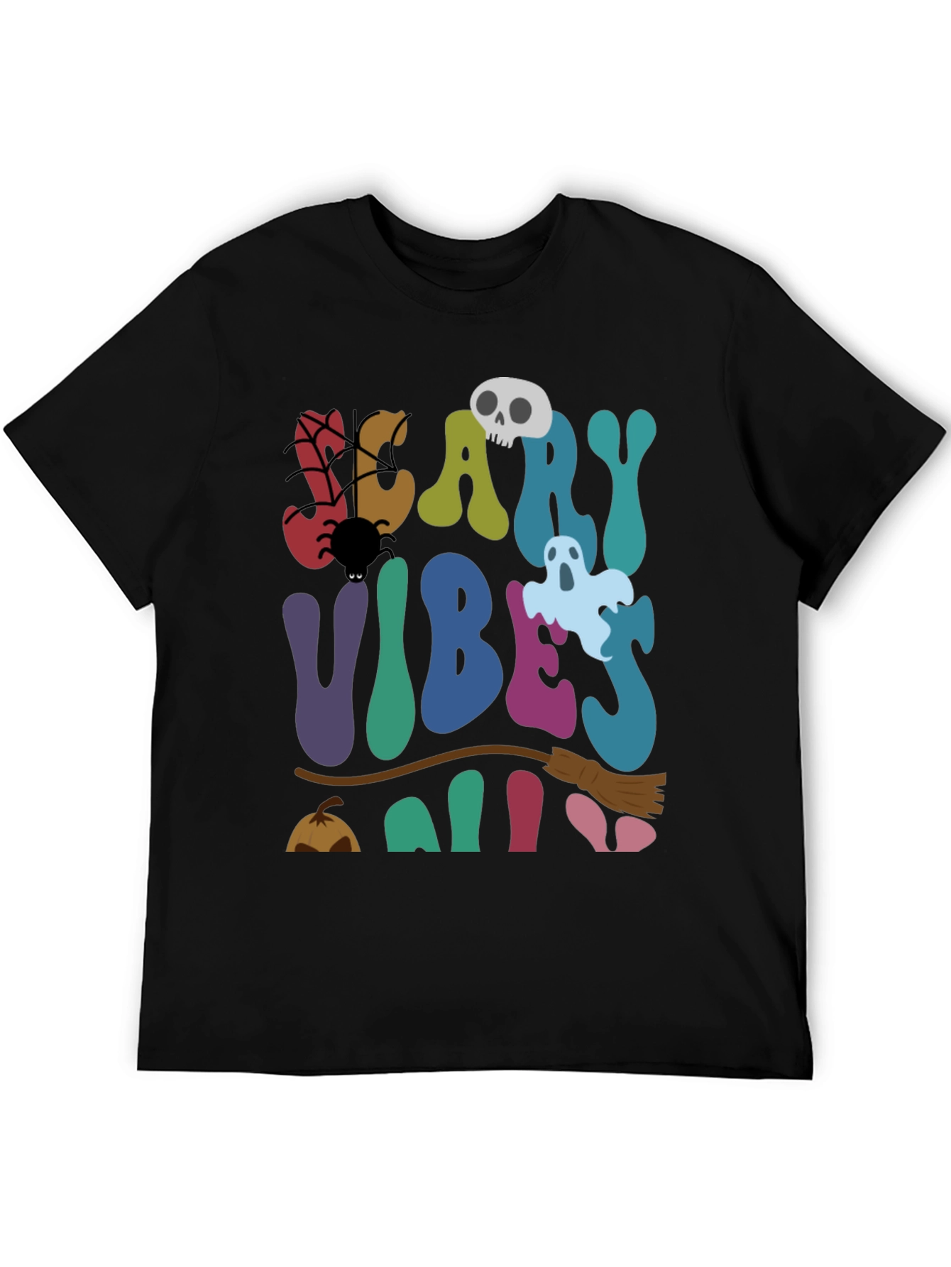 Scary Vibes Only Halloween T-Shirt