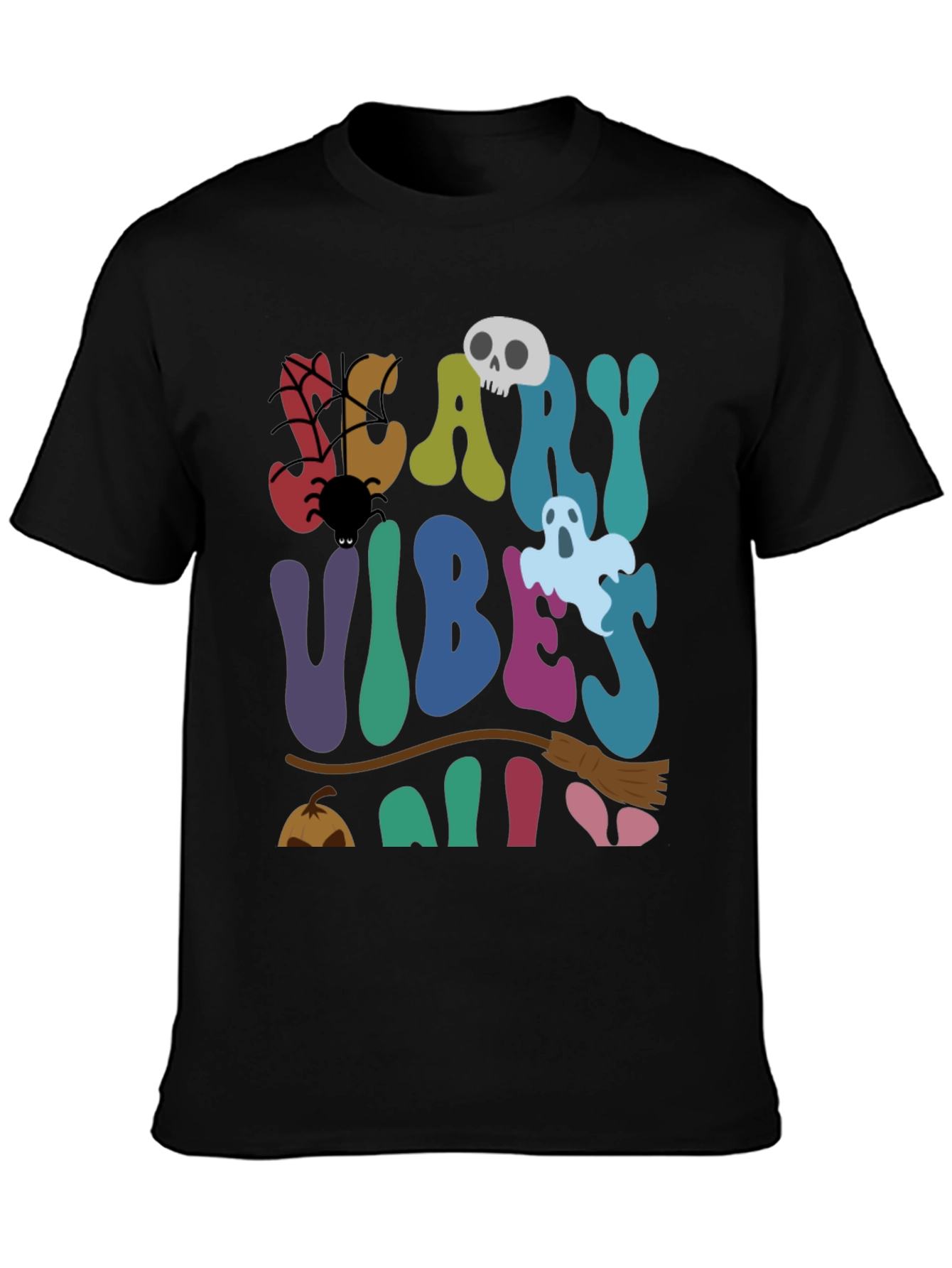 Scary Vibes Only Halloween T-Shirt