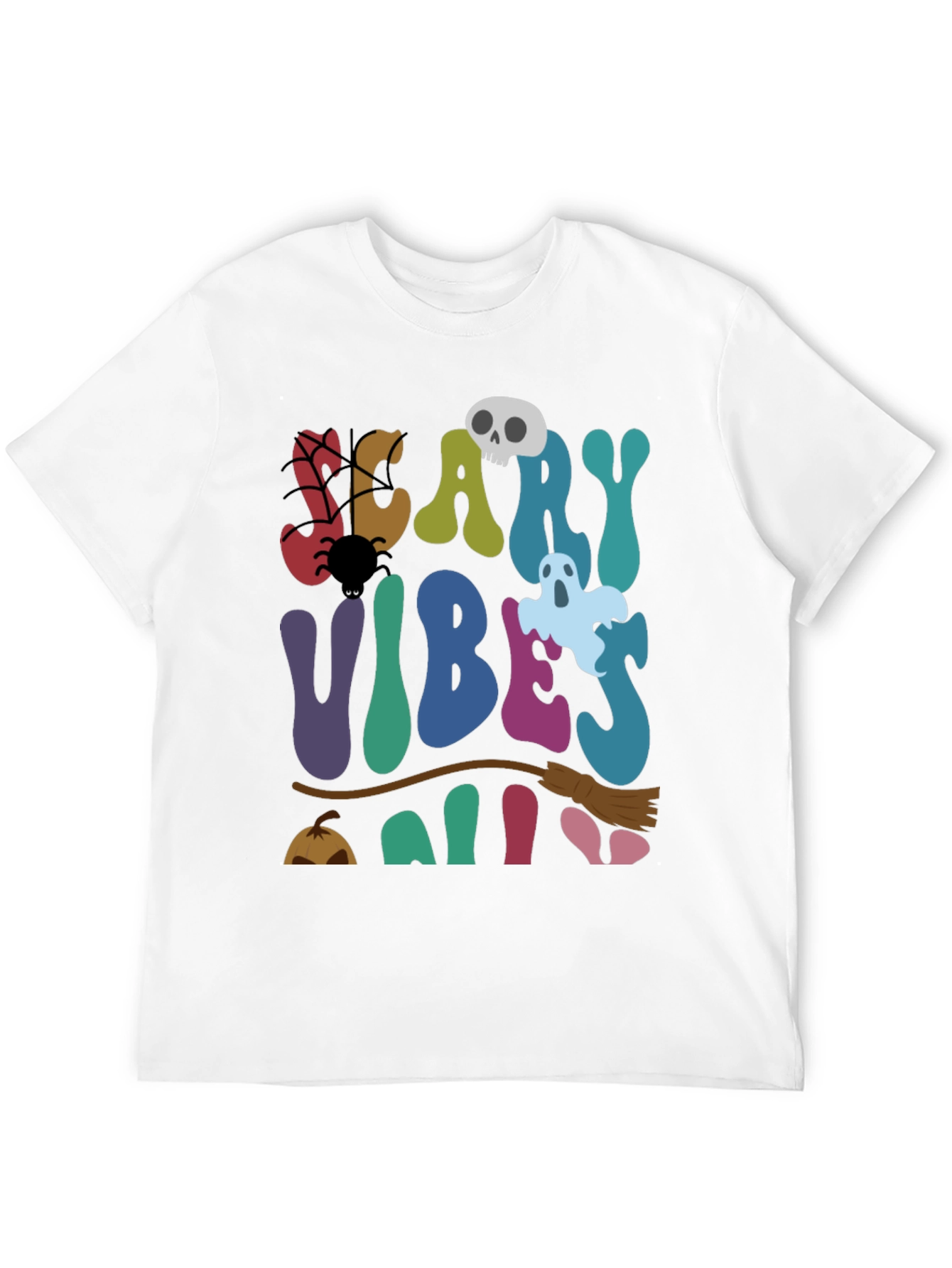 Scary Vibes Only Halloween T-Shirt