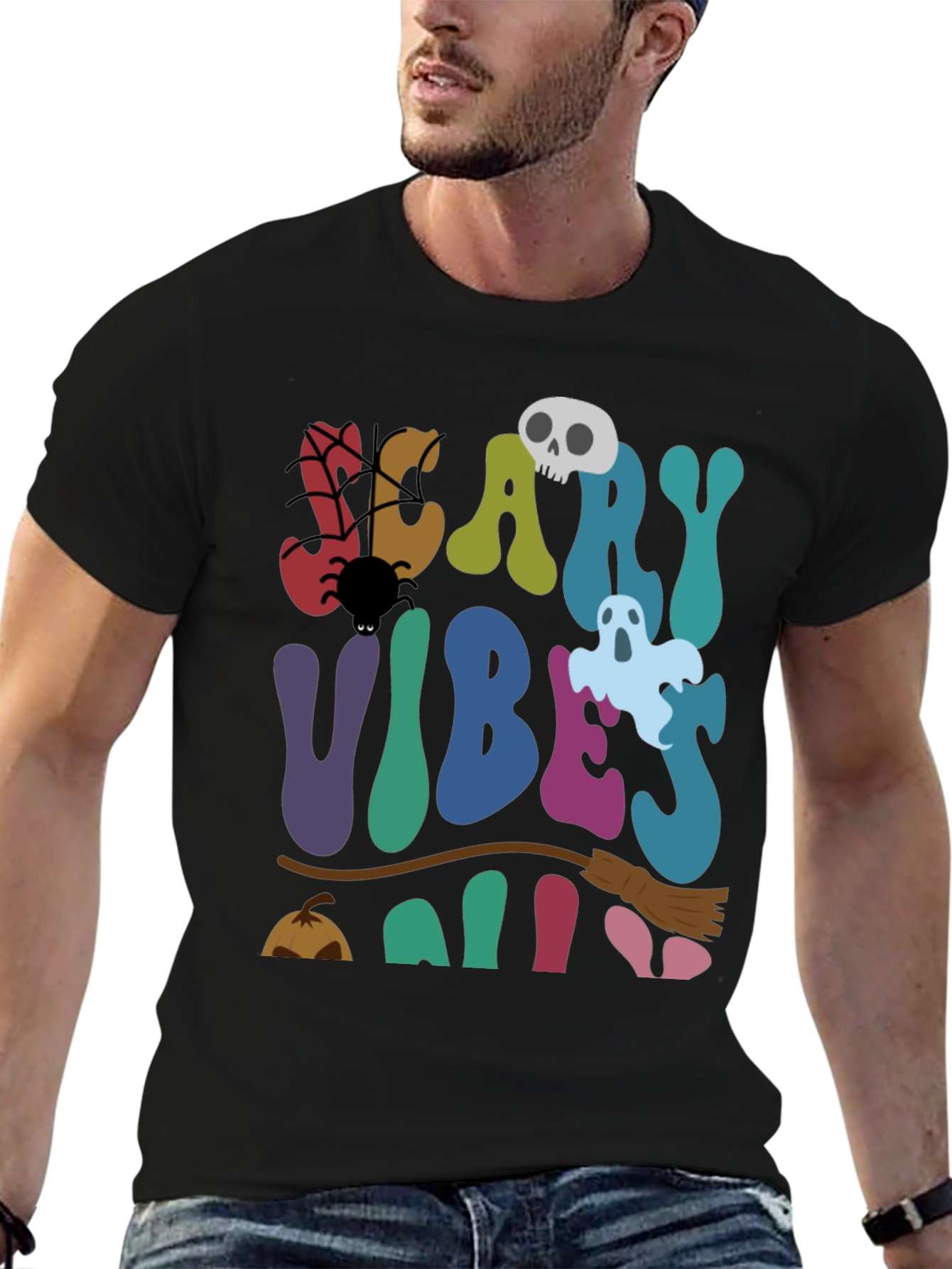 Scary Vibes Only Halloween T-Shirt