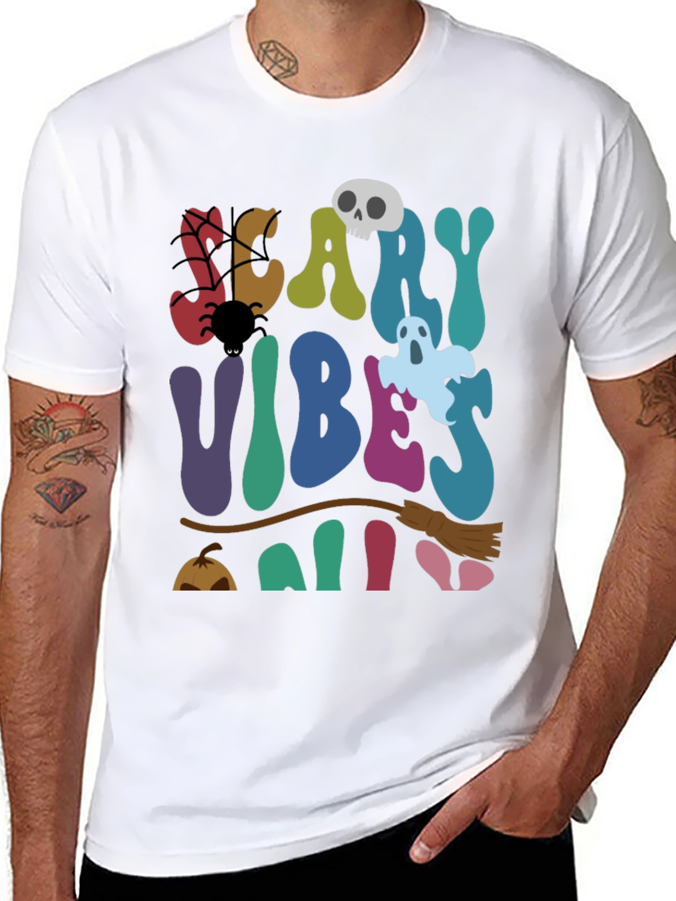 Scary Vibes Only Halloween T-Shirt