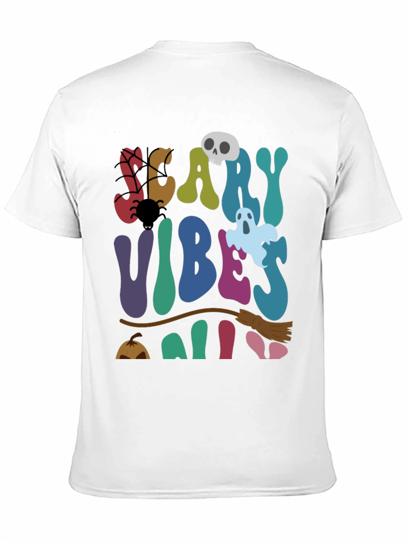 Scary Vibes Only Halloween T-Shirt