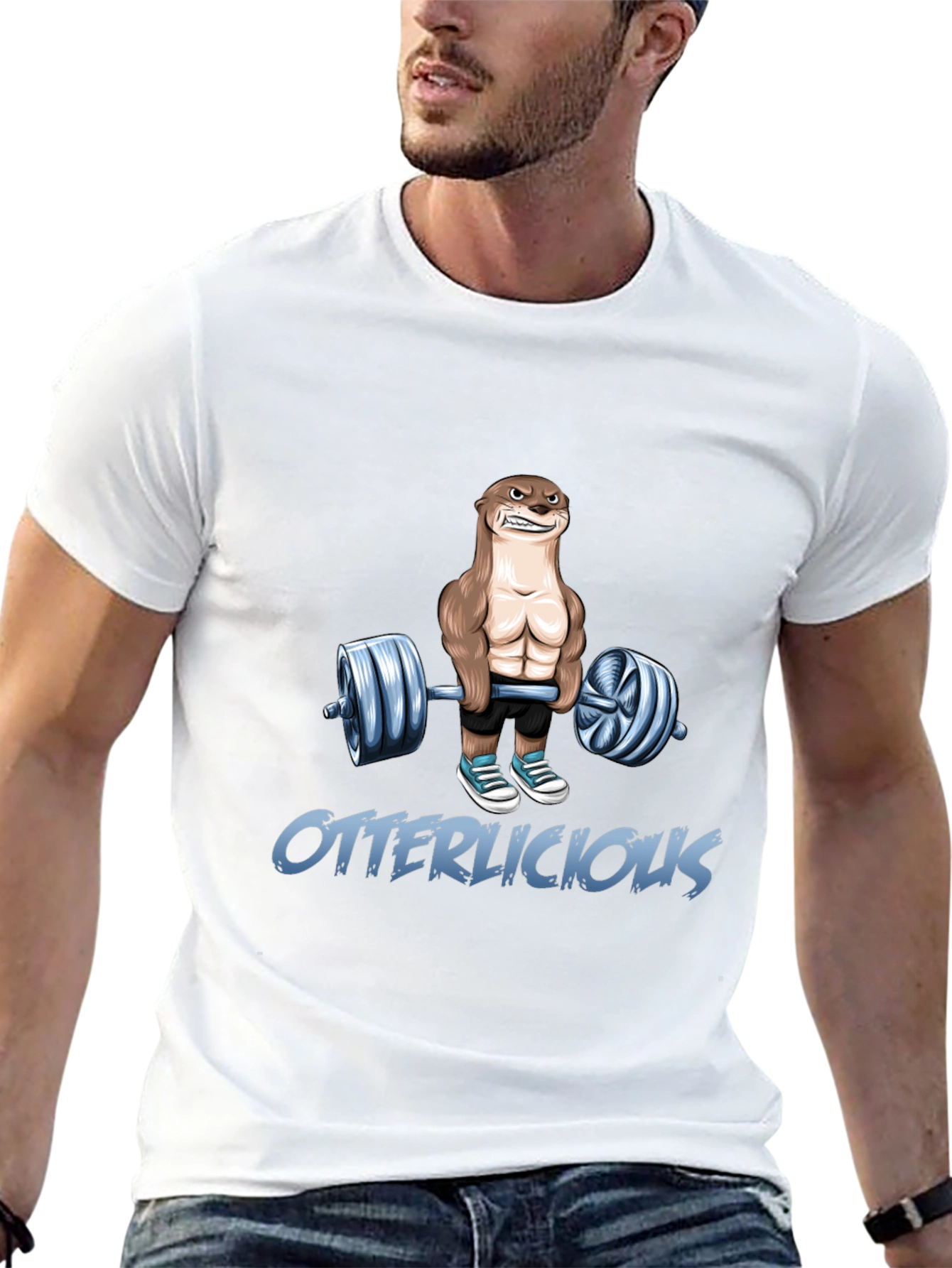 Otterlicious Workout T-Shirt - Funny Fitness Tee