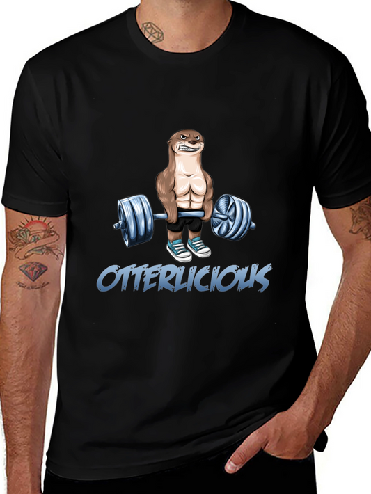Otterlicious Workout T-Shirt - Funny Fitness Tee