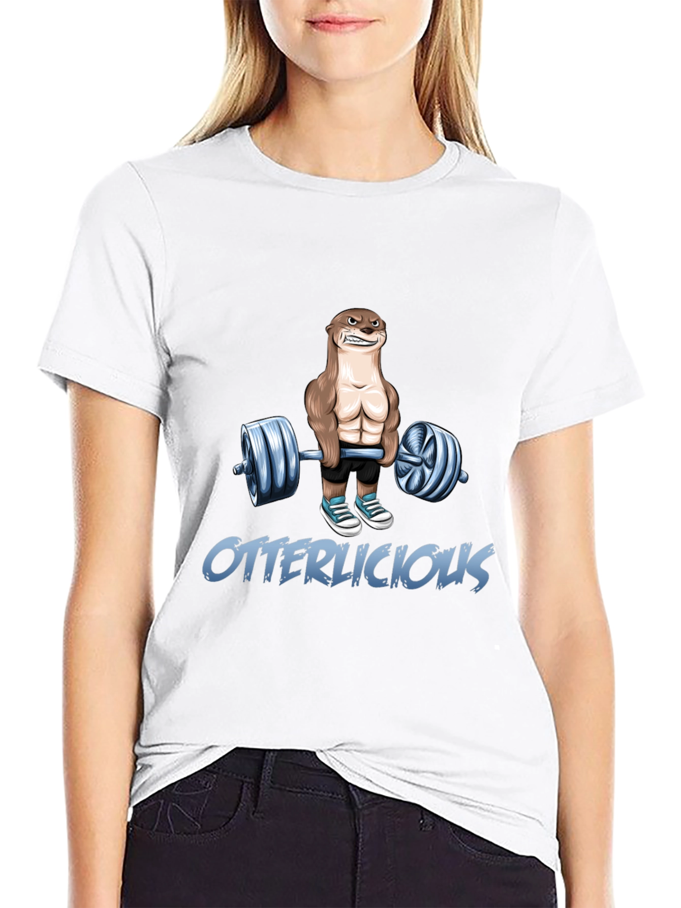 Otterlicious Workout T-Shirt - Funny Fitness Tee