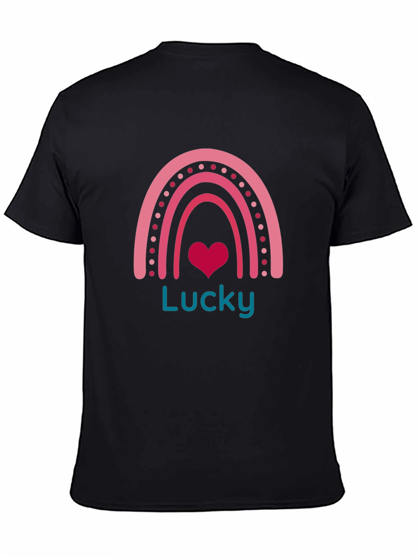 Lucky Rainbow Heart Graphic Tee