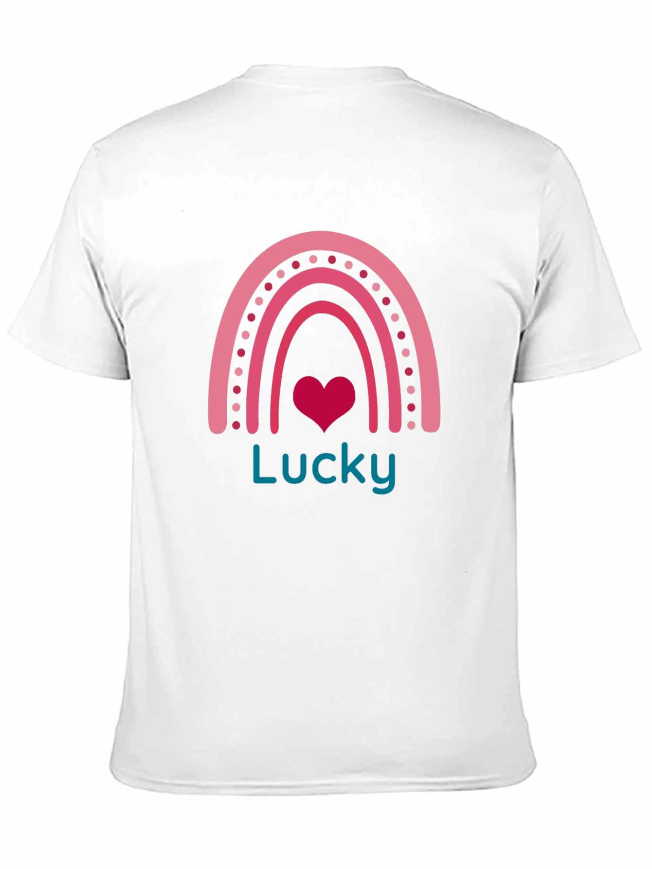 Lucky Rainbow Heart Graphic Tee