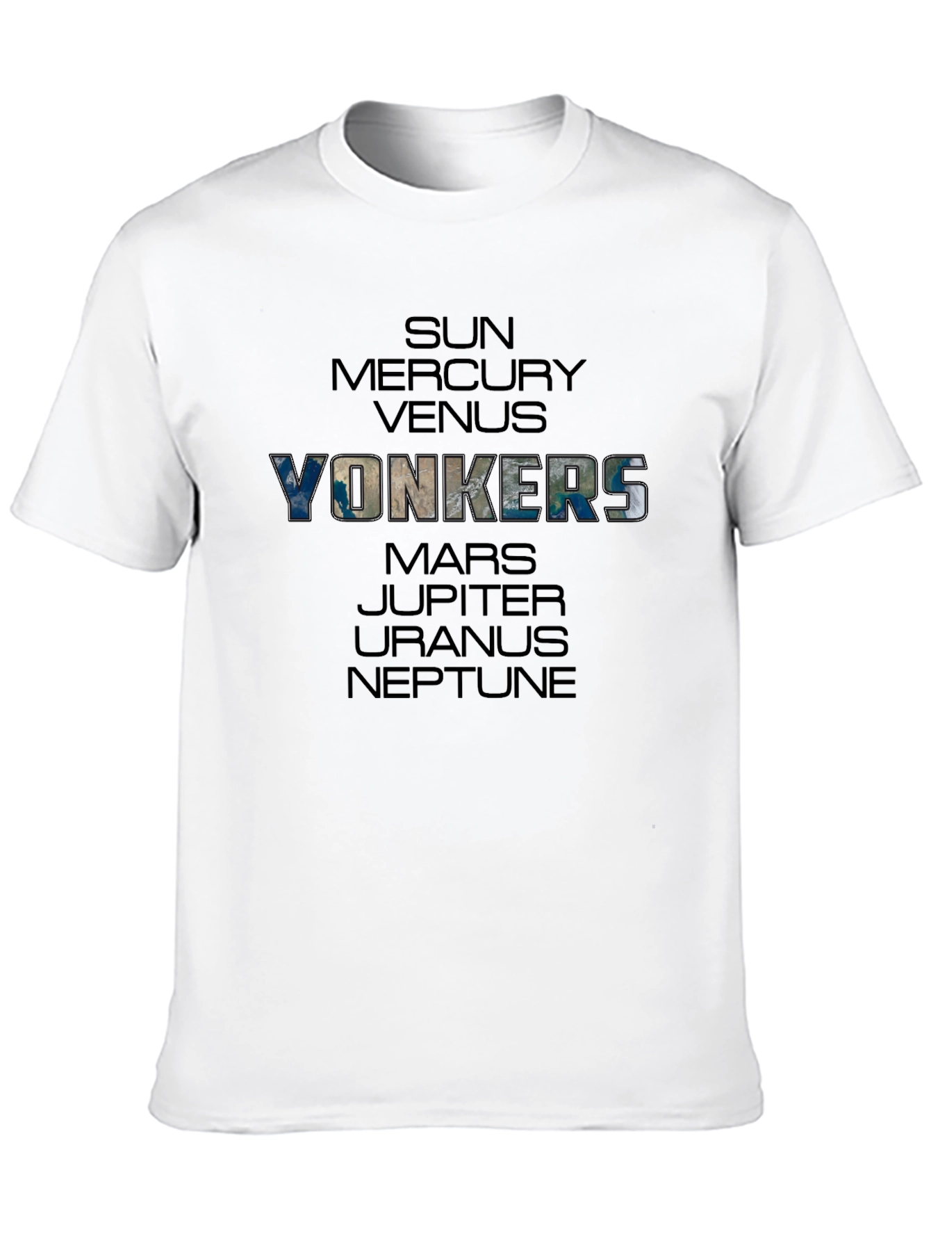 Yonkers Planet T-Shirt - Space Graphic Tee
