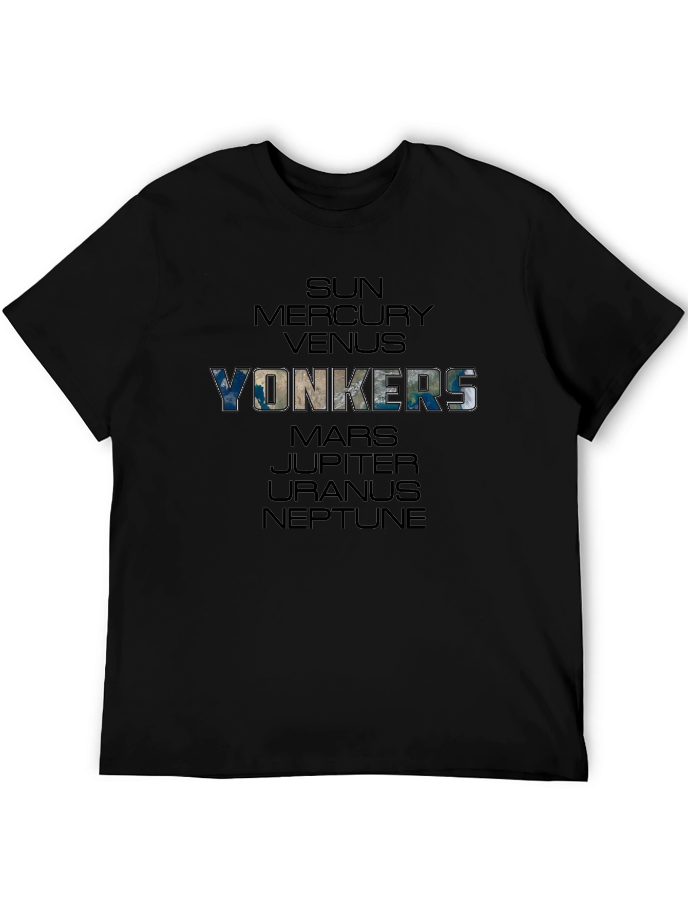 Yonkers Planet T-Shirt - Space Graphic Tee