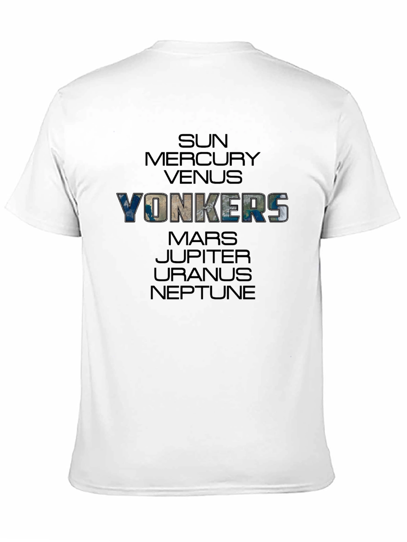 Yonkers Planet T-Shirt - Space Graphic Tee