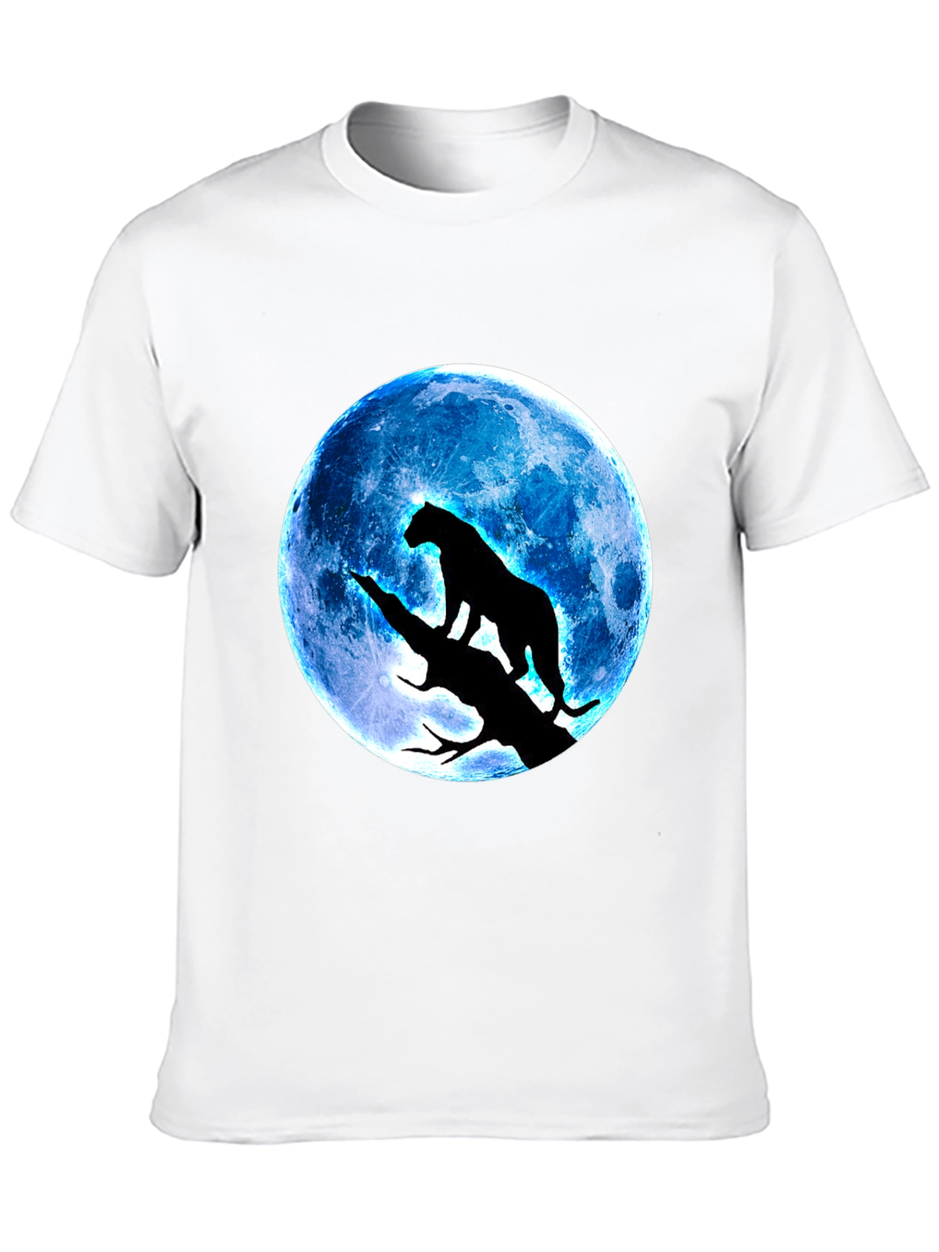 Black Panther Moon Mens Graphic Tee