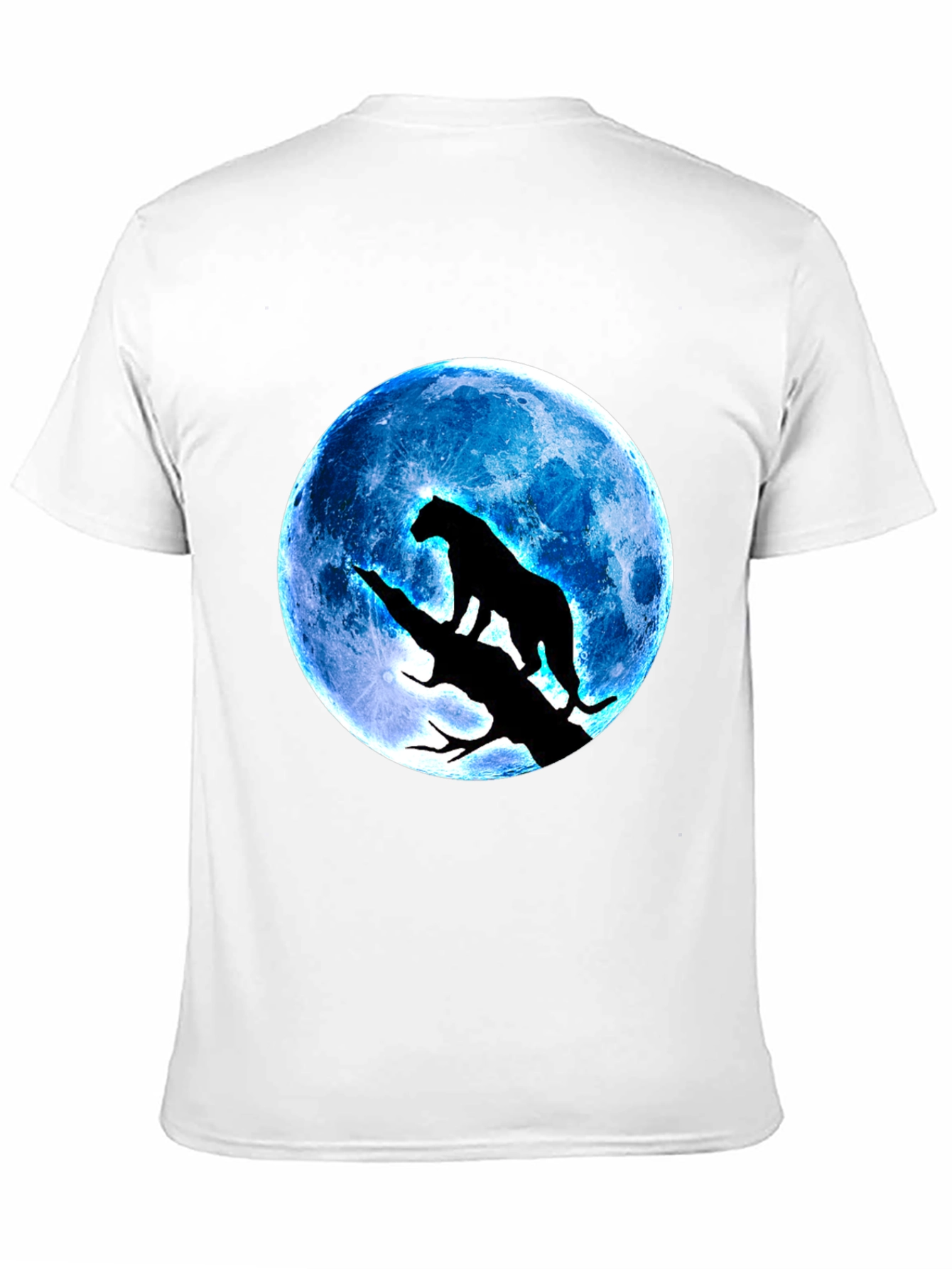 Black Panther Moon Mens Graphic Tee