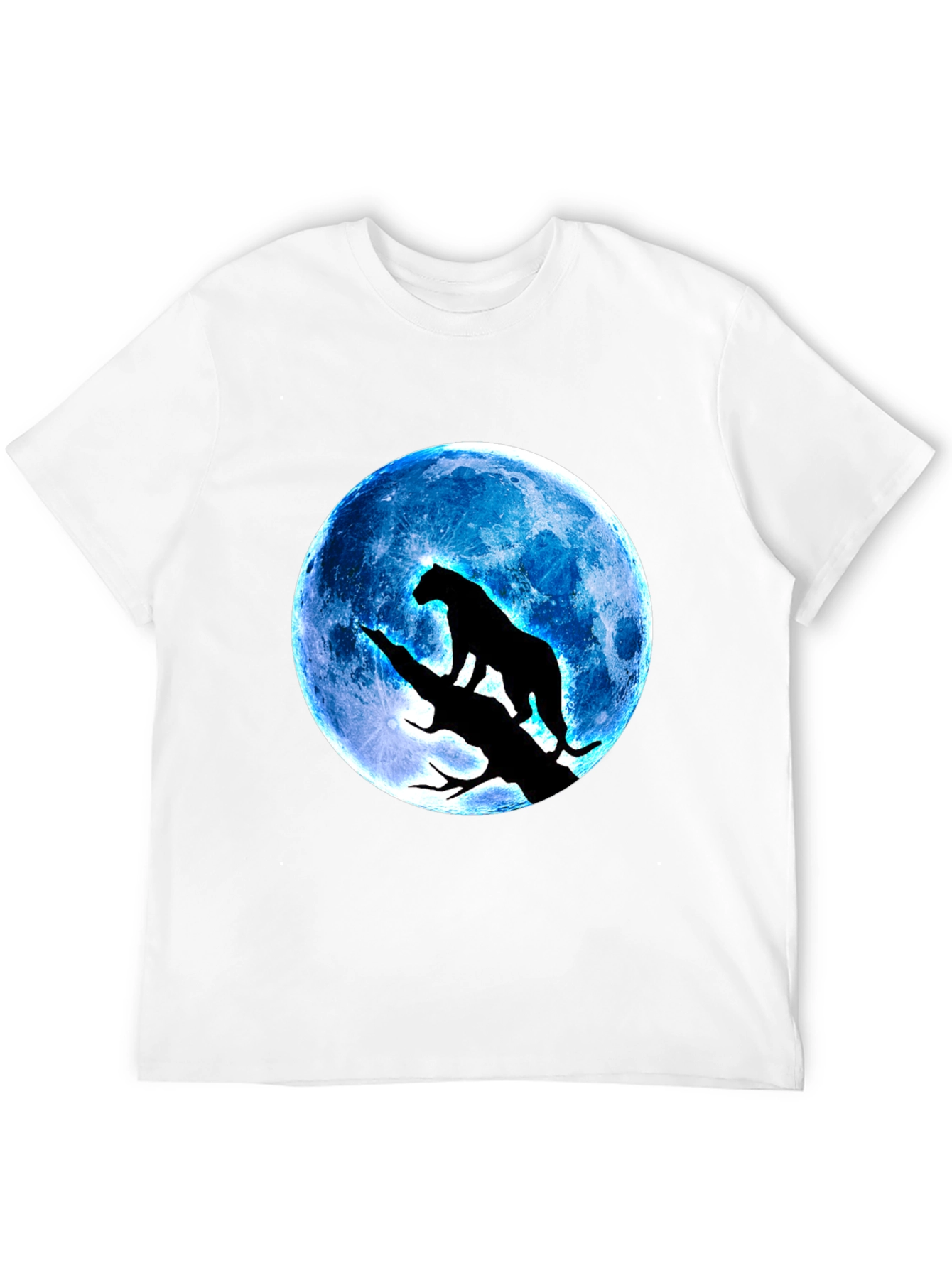 Black Panther Moon Mens Graphic Tee