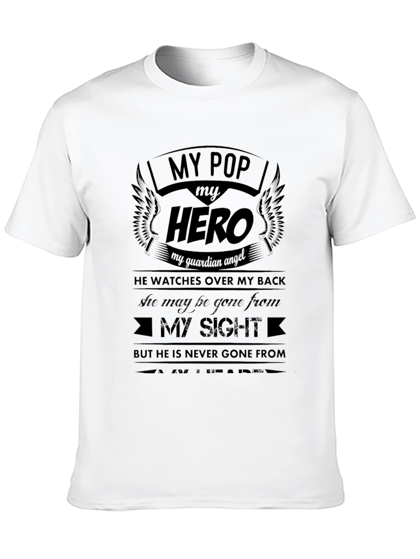 My Pop My Hero Graphic T-Shirt