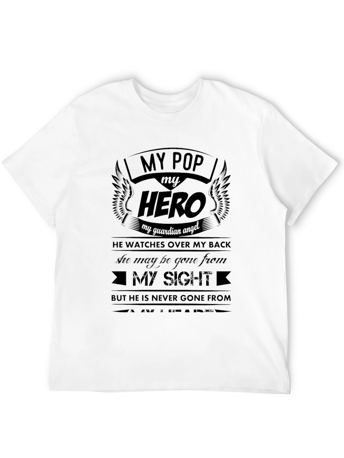 My Pop My Hero Graphic T-Shirt