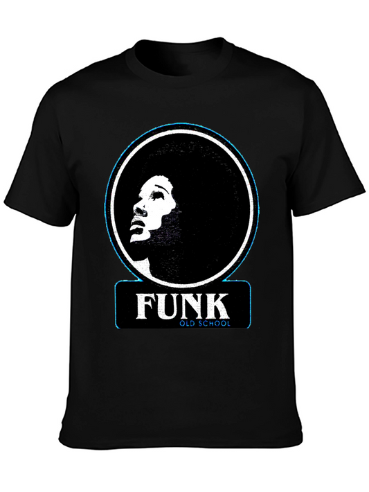 Vintage Funk Old School T-Shirt - Black