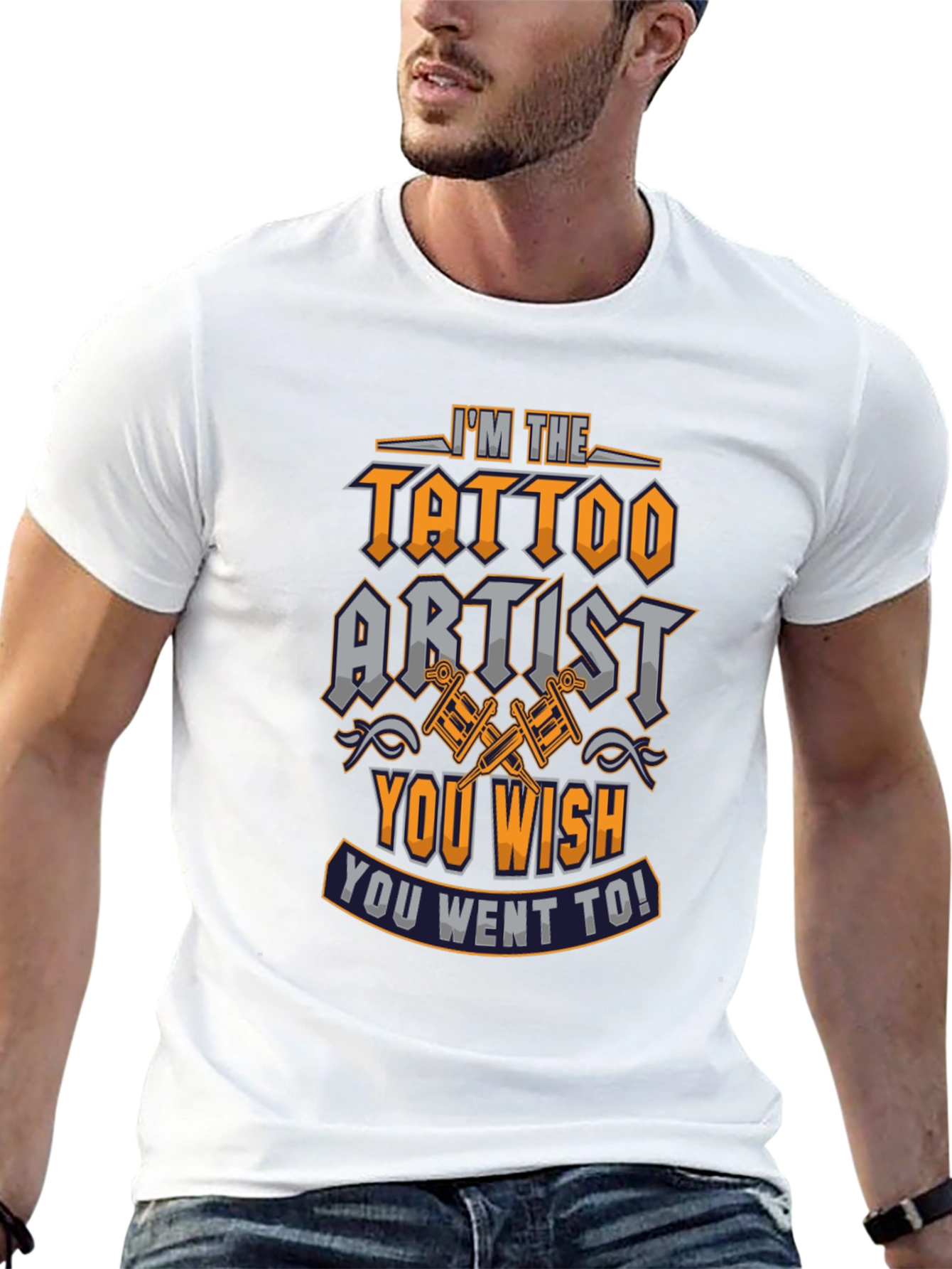 Tattoo Artist Graphic T-Shirt - Mens Black Tee